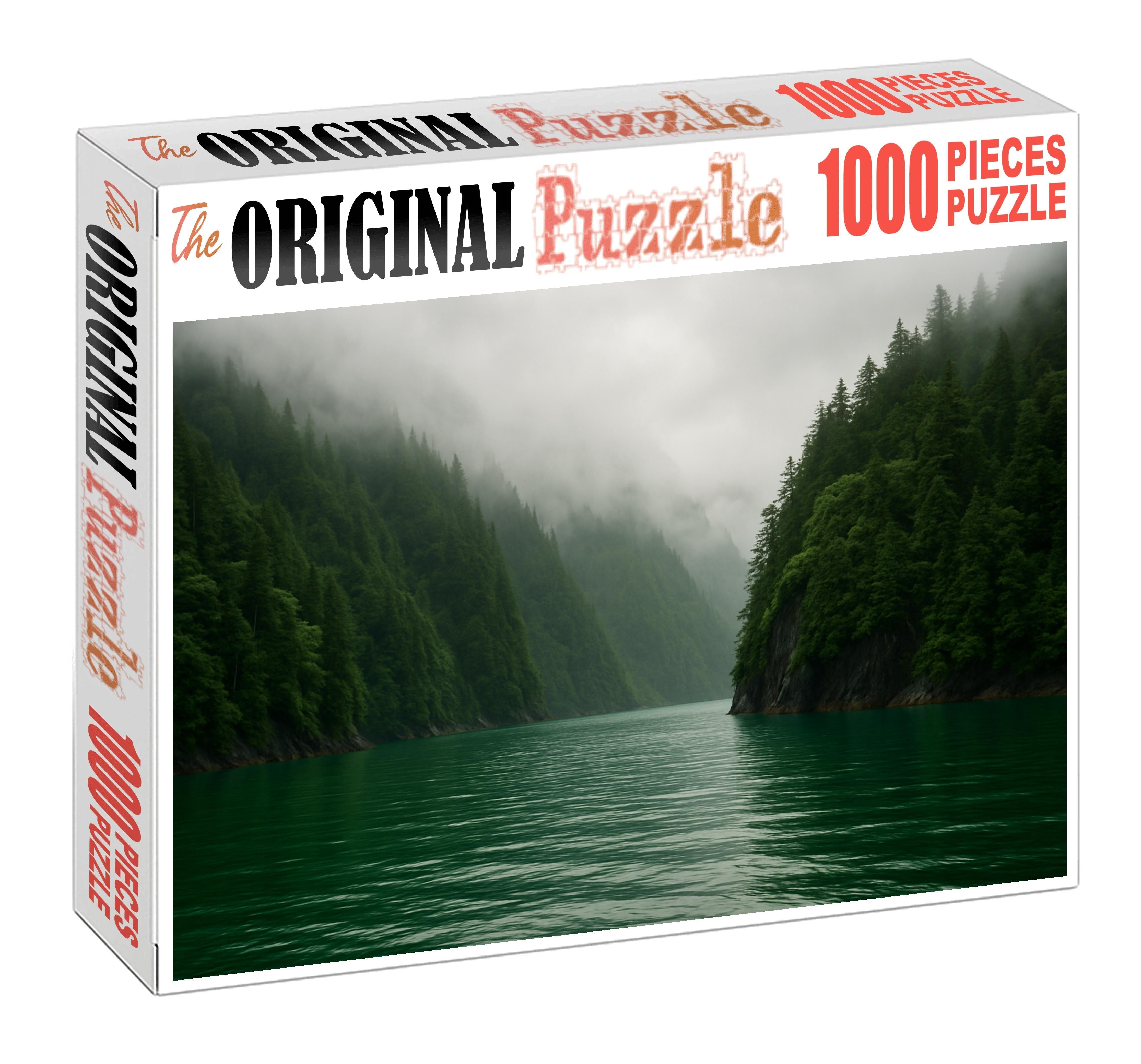 Emerald Fjord Harbor Unique Puzzle Design