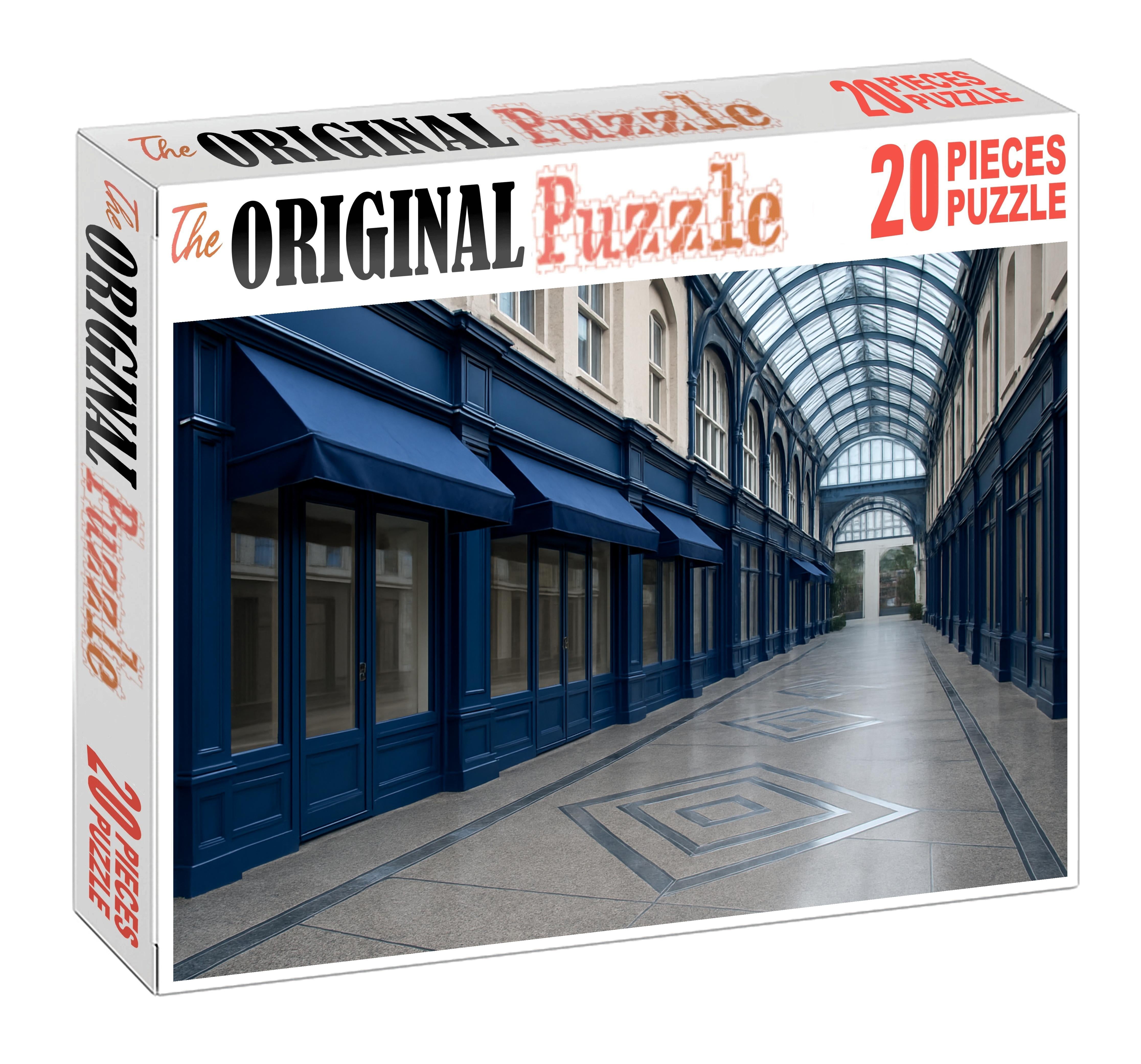 Cobalt Arcade Custom Jigsaw Puzzle