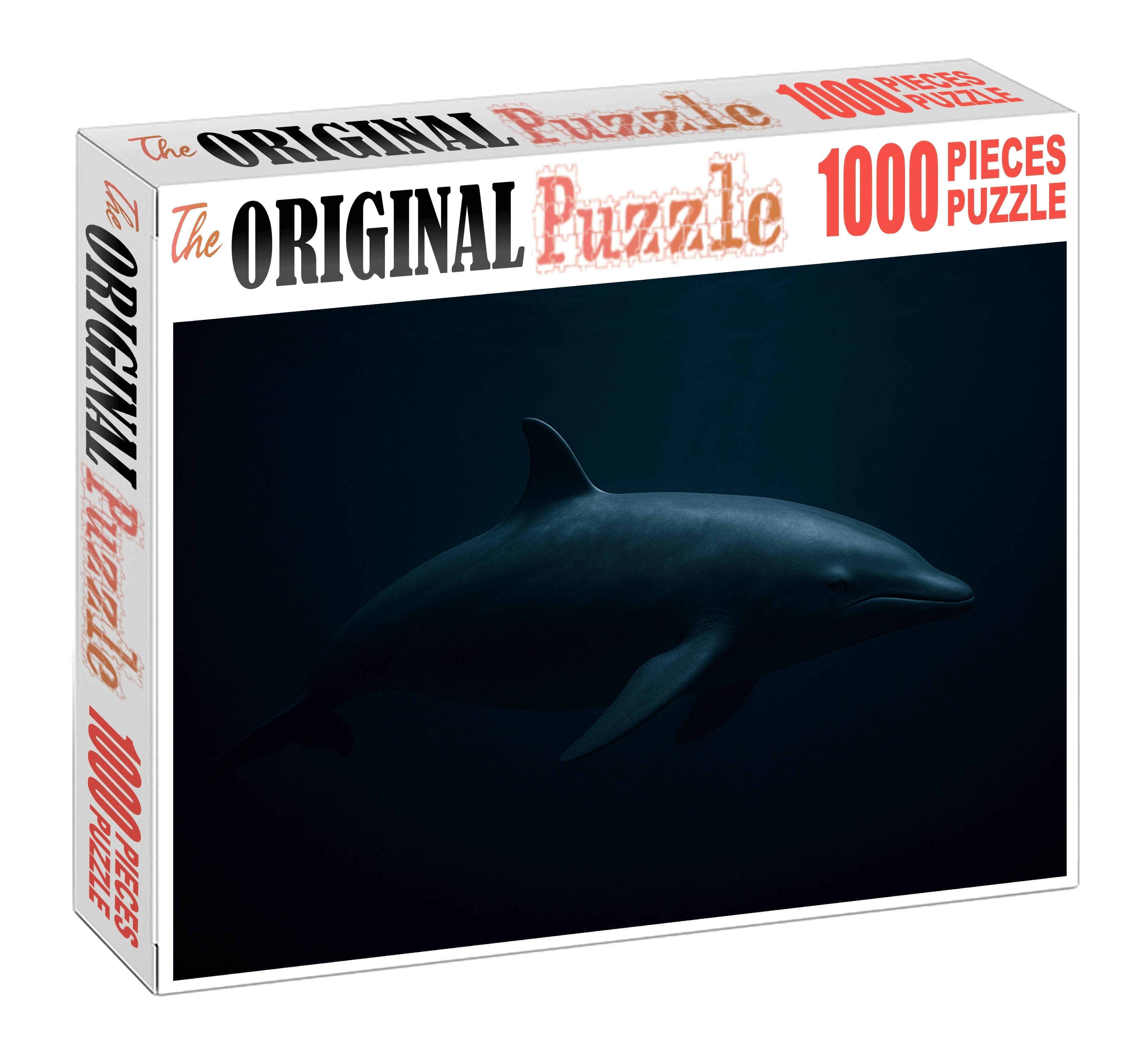 Dusky Fin Whaler Deep-water Solitary Cetacean Puzzle Fun