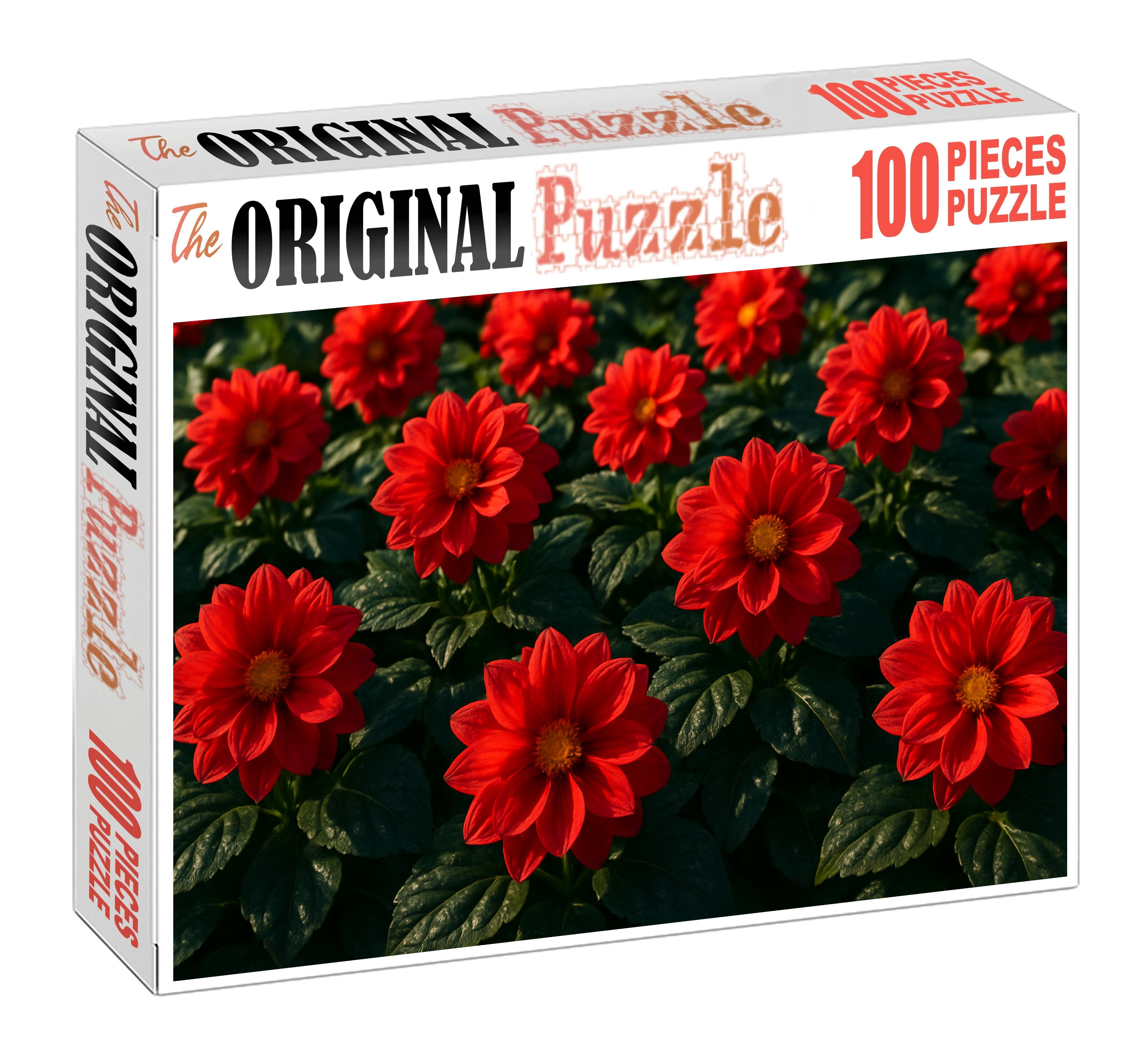 Crimson Glow Garden Bed 50 Piece Puzzle