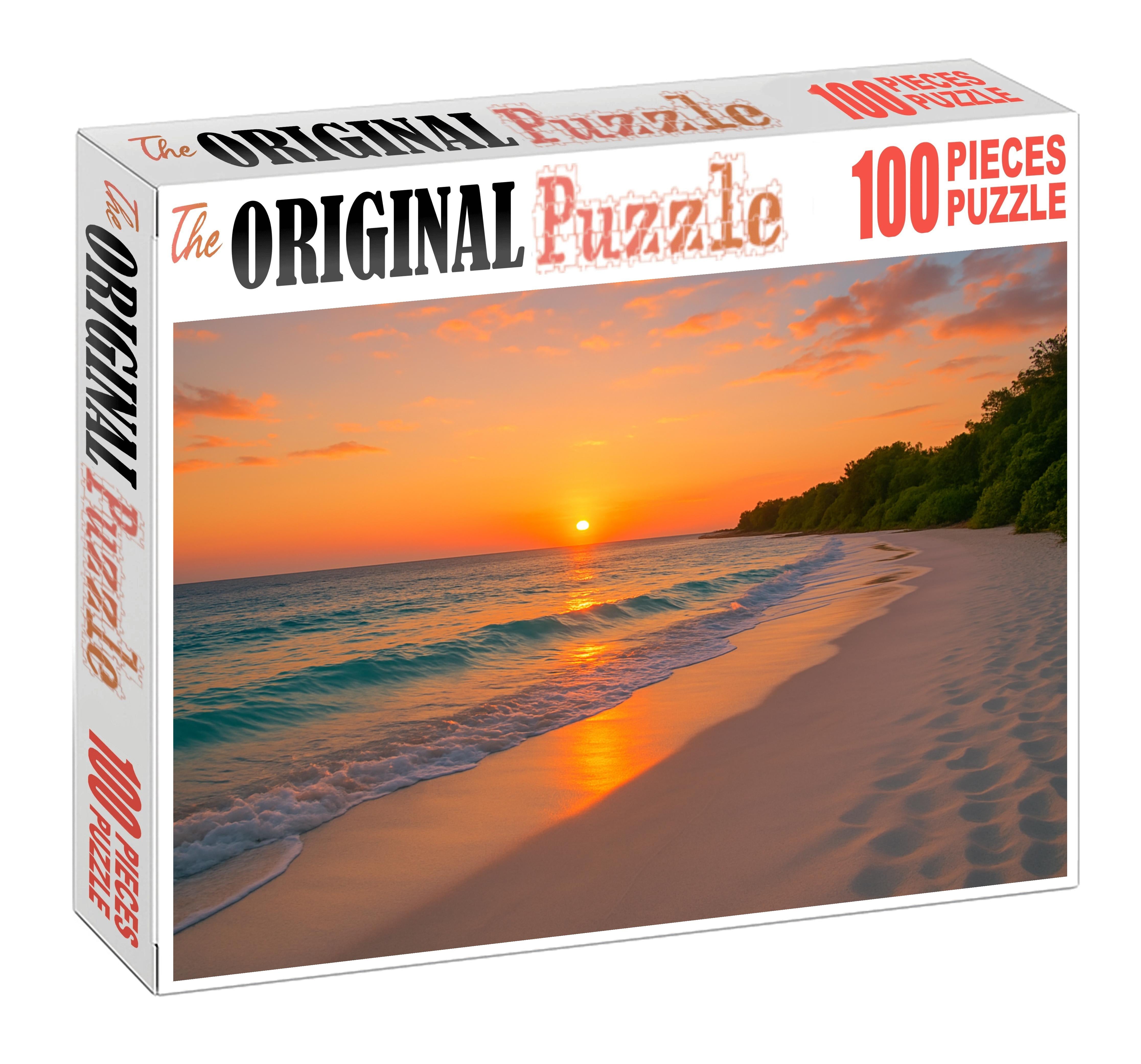 Whispering Waves Beach A Serene Escape 20 Piece Puzzle