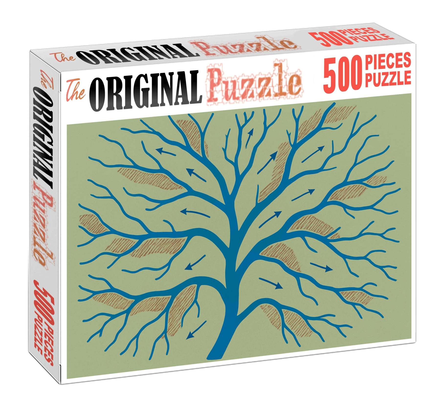 River Delta Hydrodynamic Flowchart Mini Puzzle