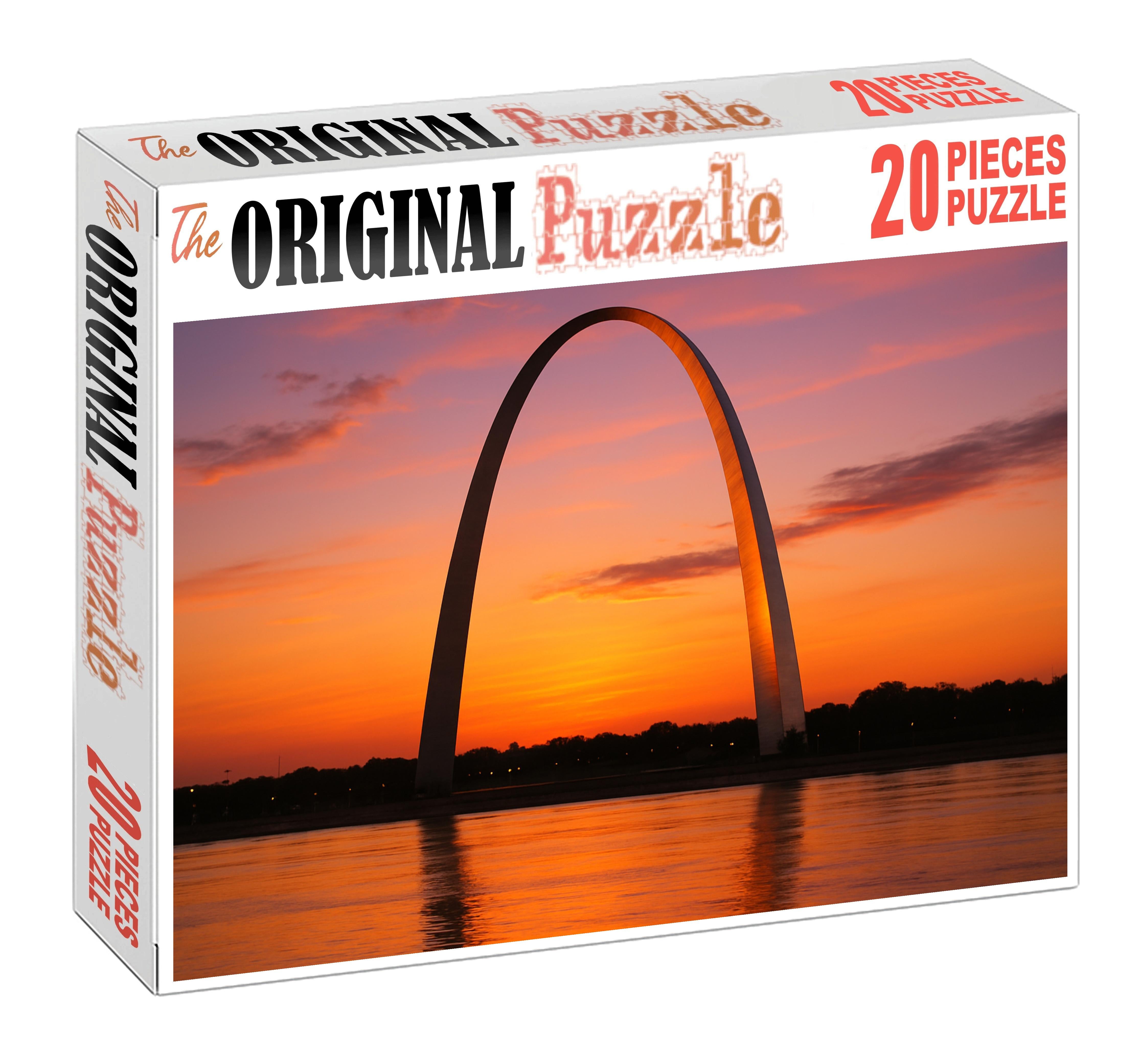 The Gateway Arch Located In St Louis Missouri Usa Recognized By 6480 As An Emblem Of Westward Expansion 20 Piece Puzzle