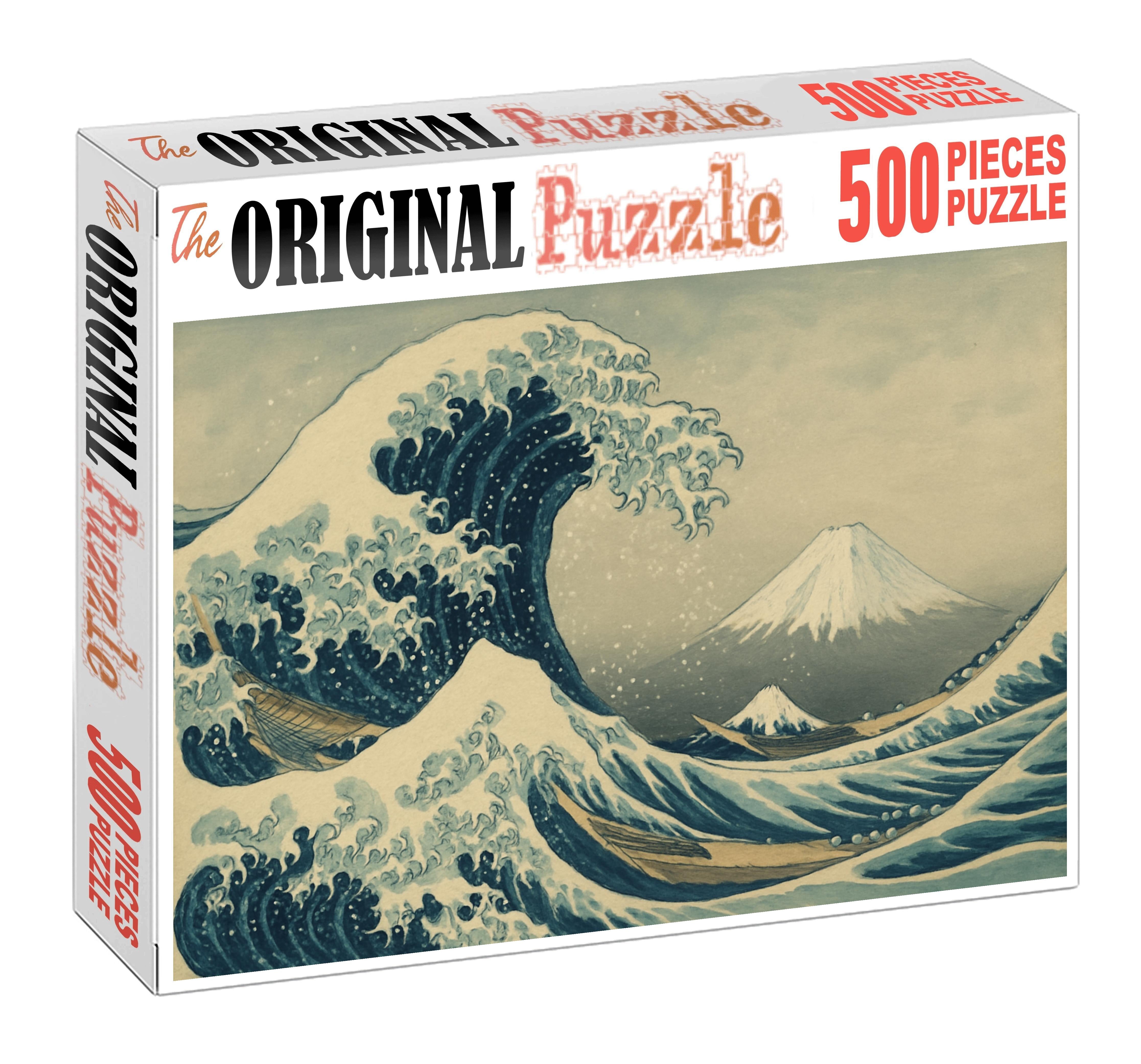 The Great Wave Off Shore Premium Puzzle Pieces