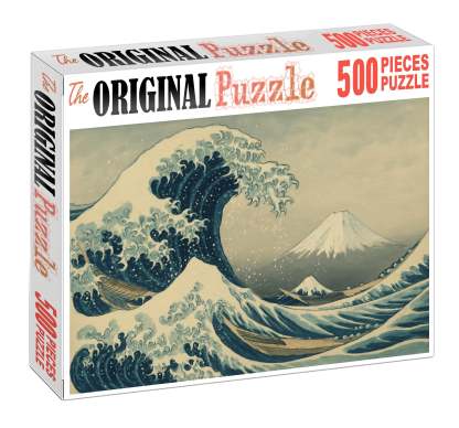 The Great Wave Off Shore Premium Puzzle Pieces
