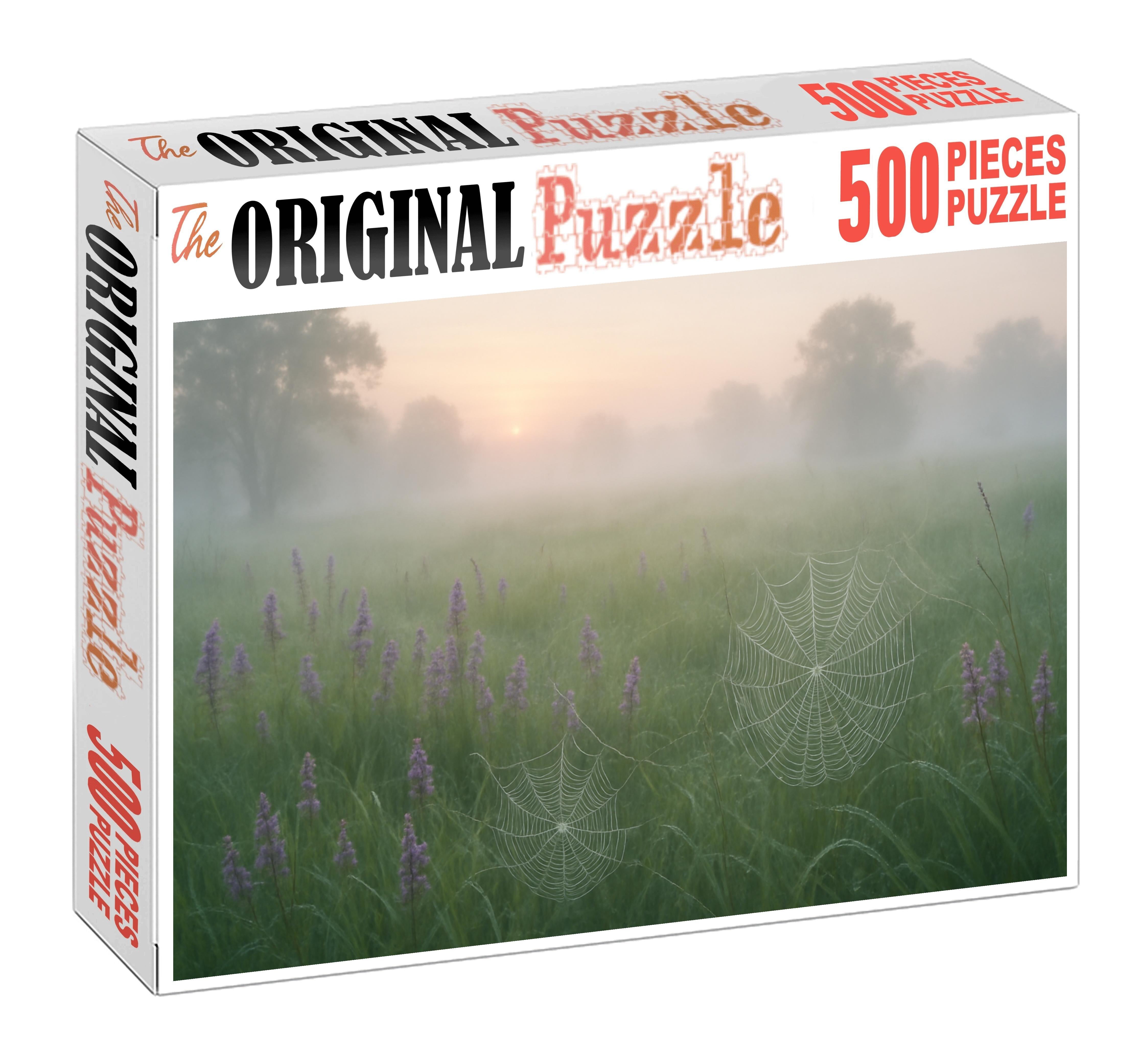 Meadow Mist Awakening Custom Jigsaw Puzzle
