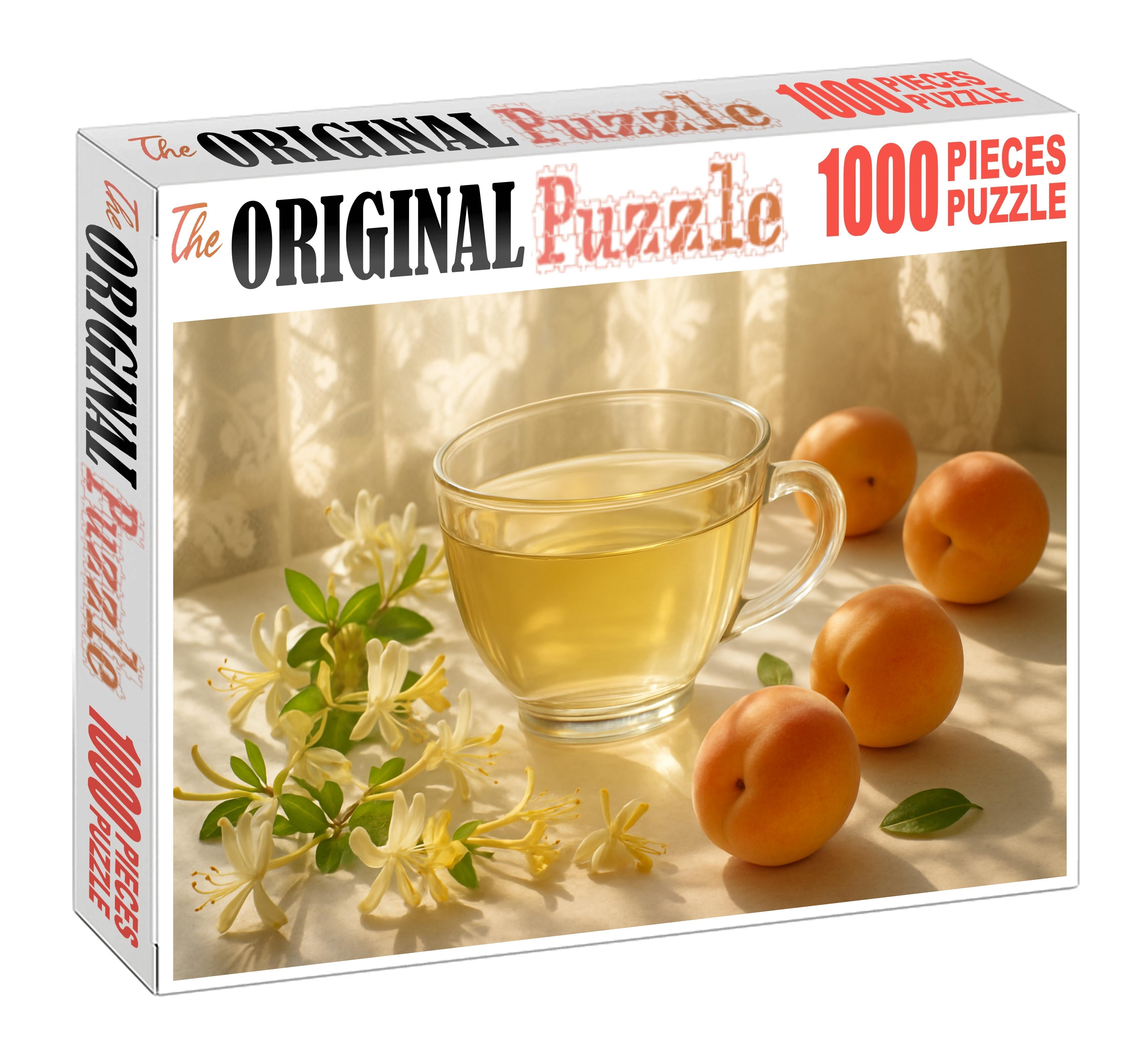 Luminous Garden Delicate White Tea With Apricot And Honeysuckle 200 Piece Puzzle