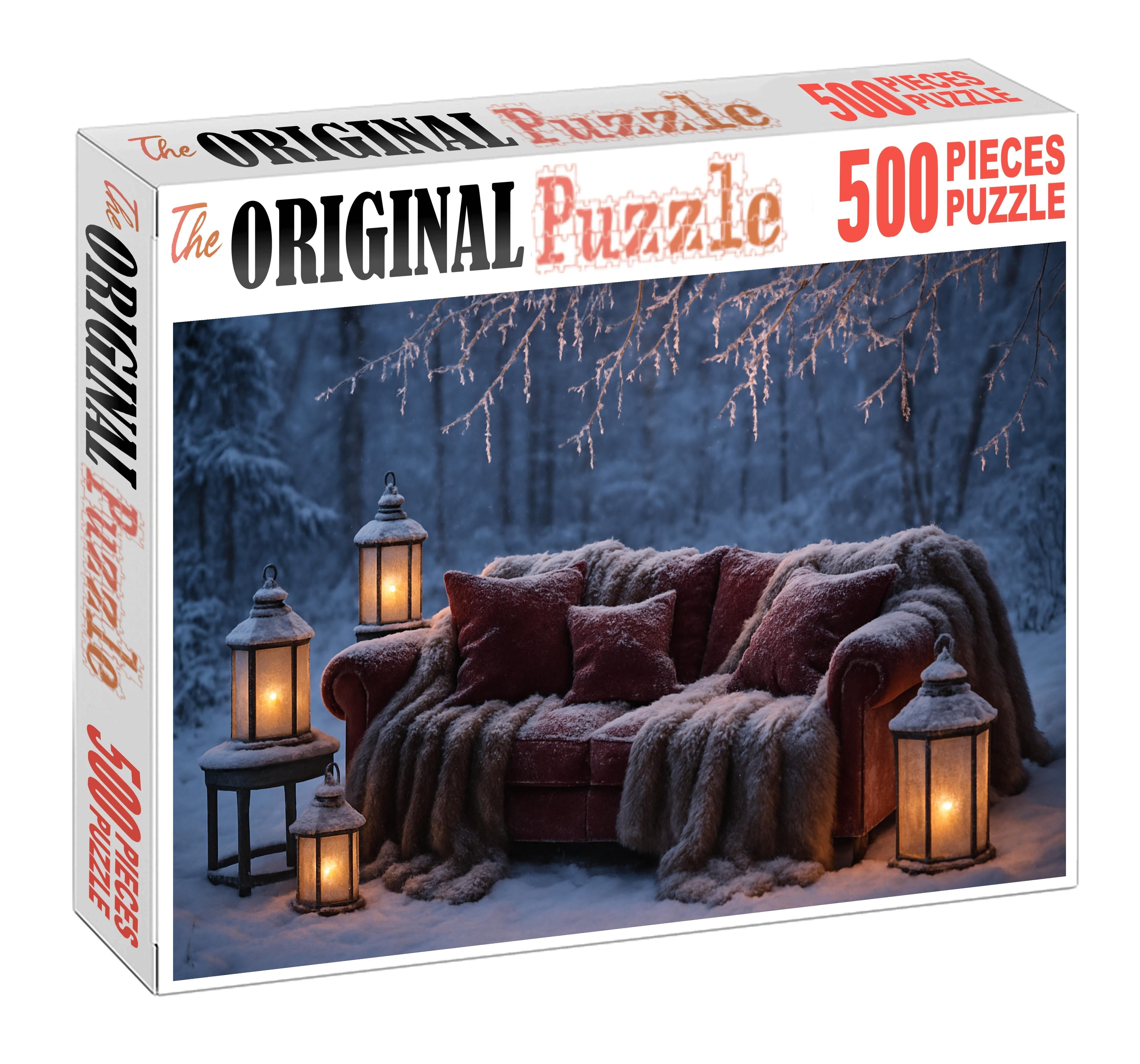 Velvet Snowfall Gathering Plush Fabrics And Twinkling Ice Crystals Puzzle Fun