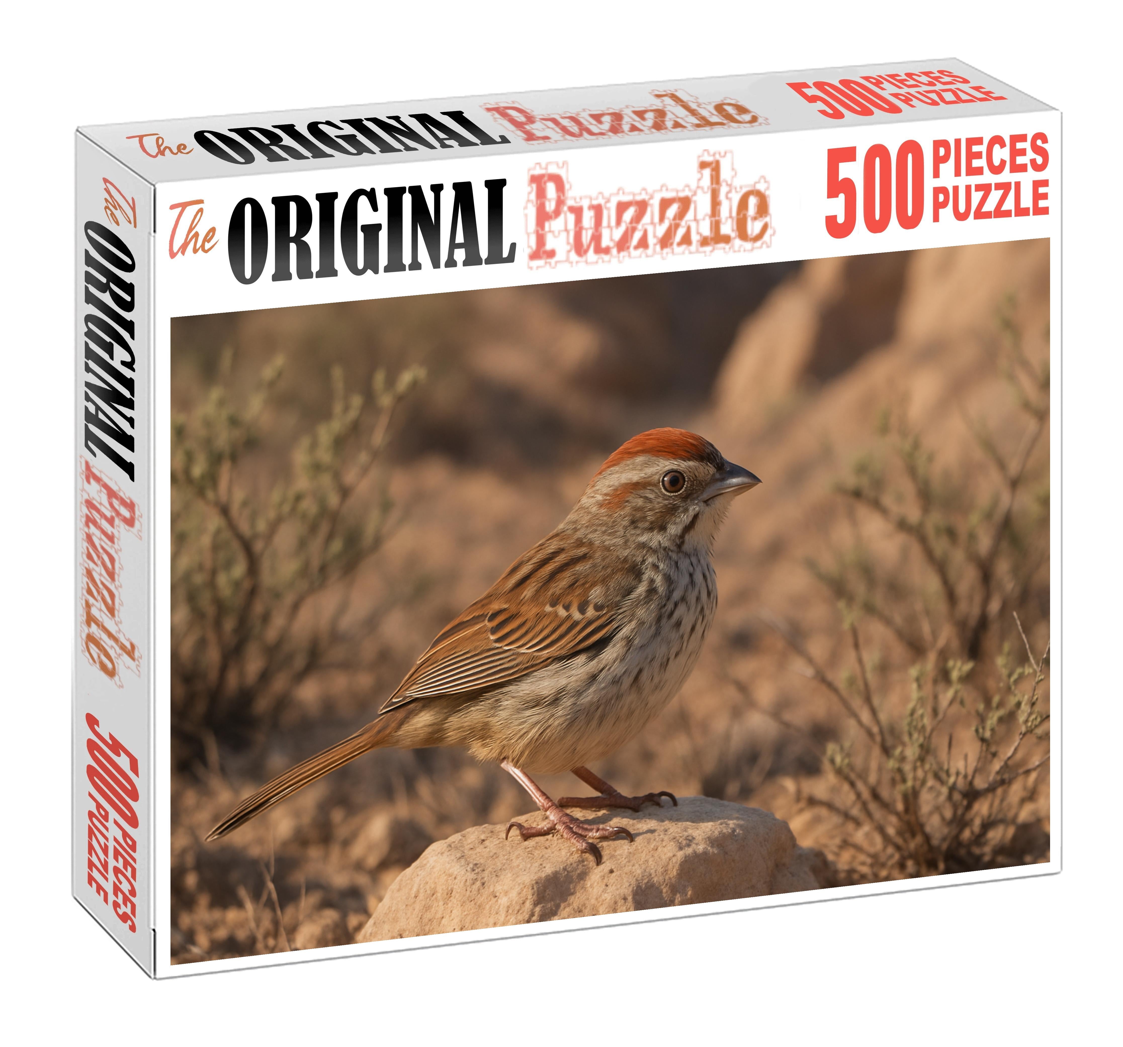 Rufous-crowned Sparrow Secretive Canyon Dweller Puzzle Fun