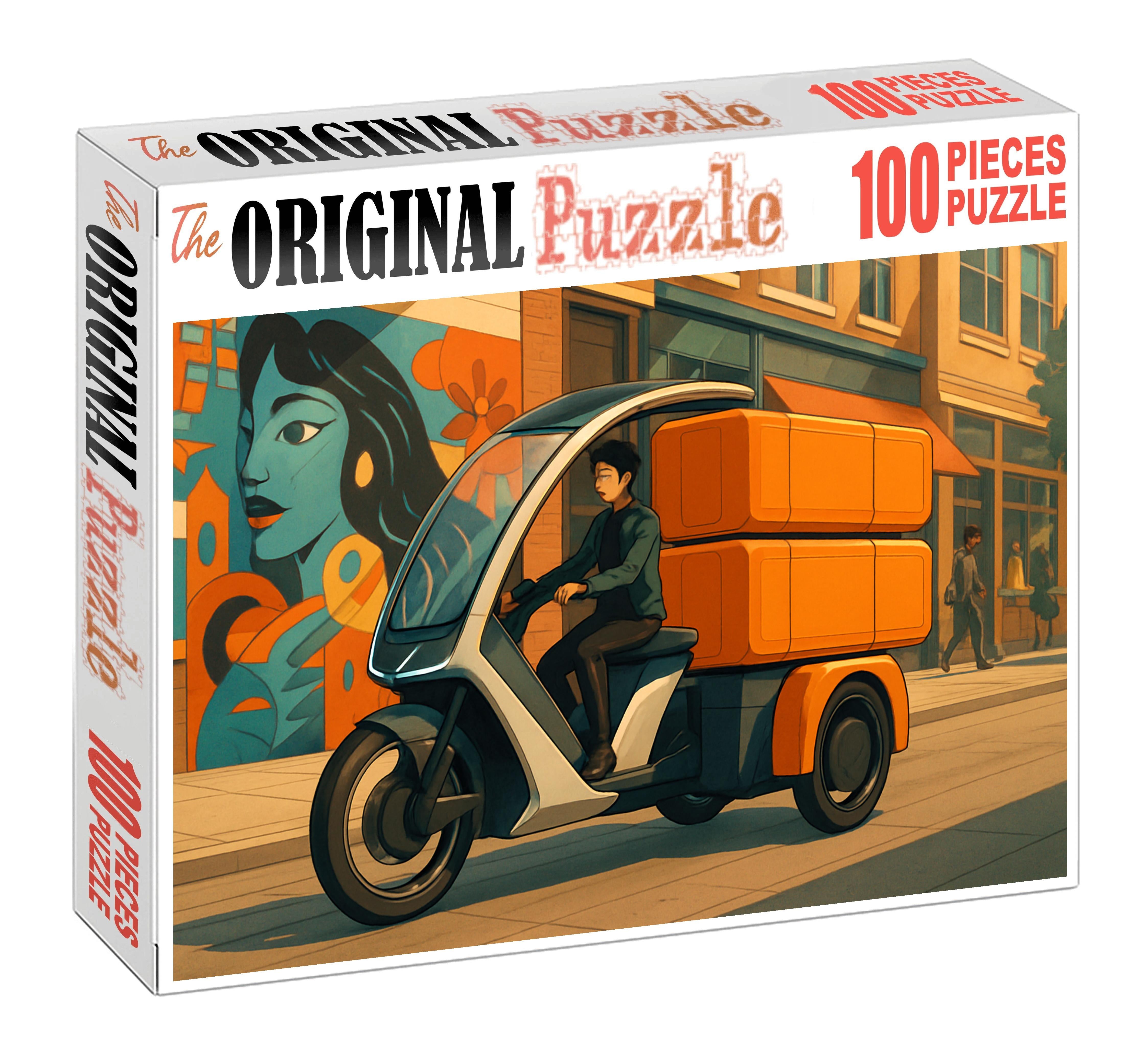 Automated Electric Freight Trike 500 Piece Puzzle