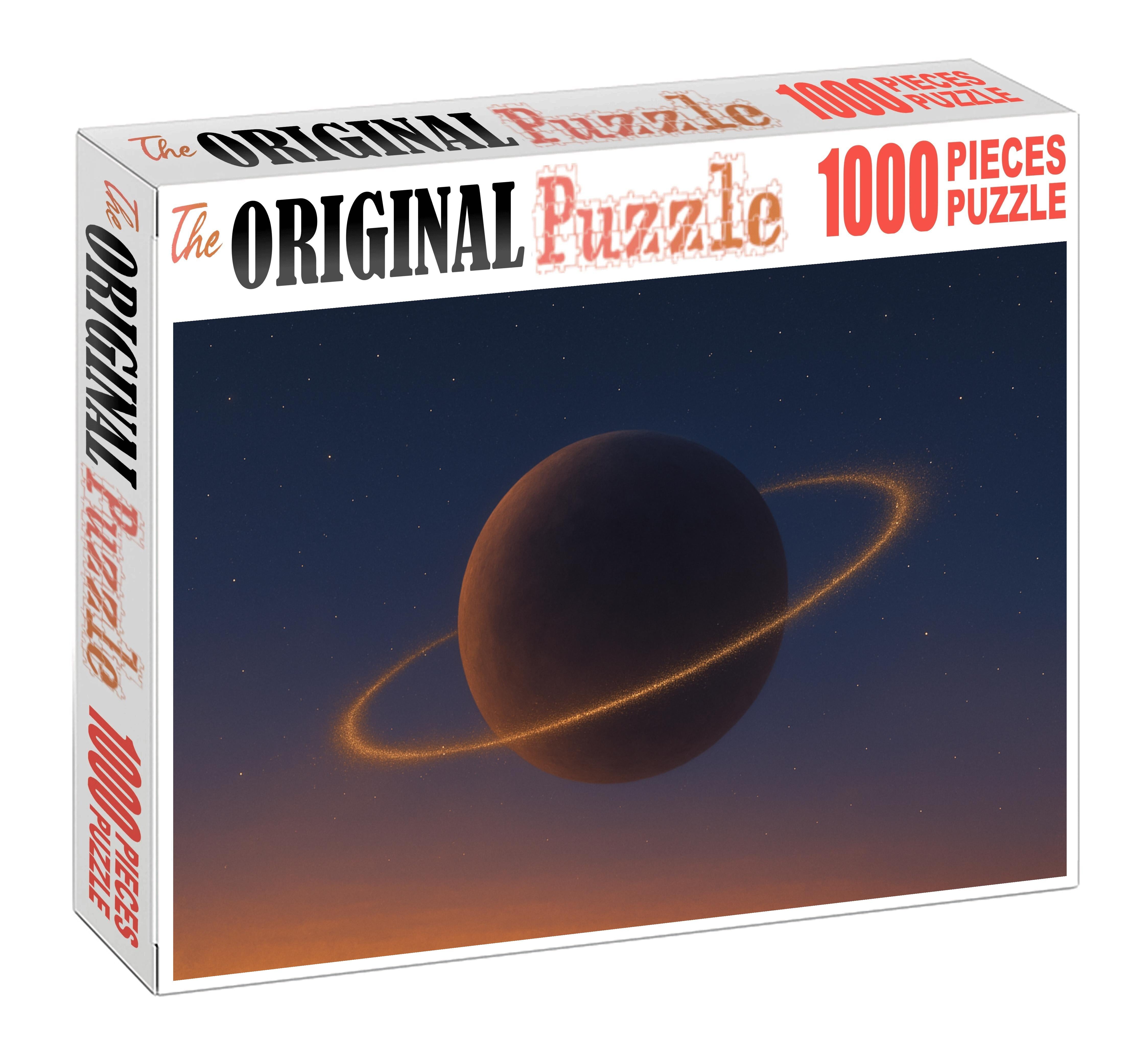 Silent Twilight Dust Ring Custom Jigsaw Puzzle