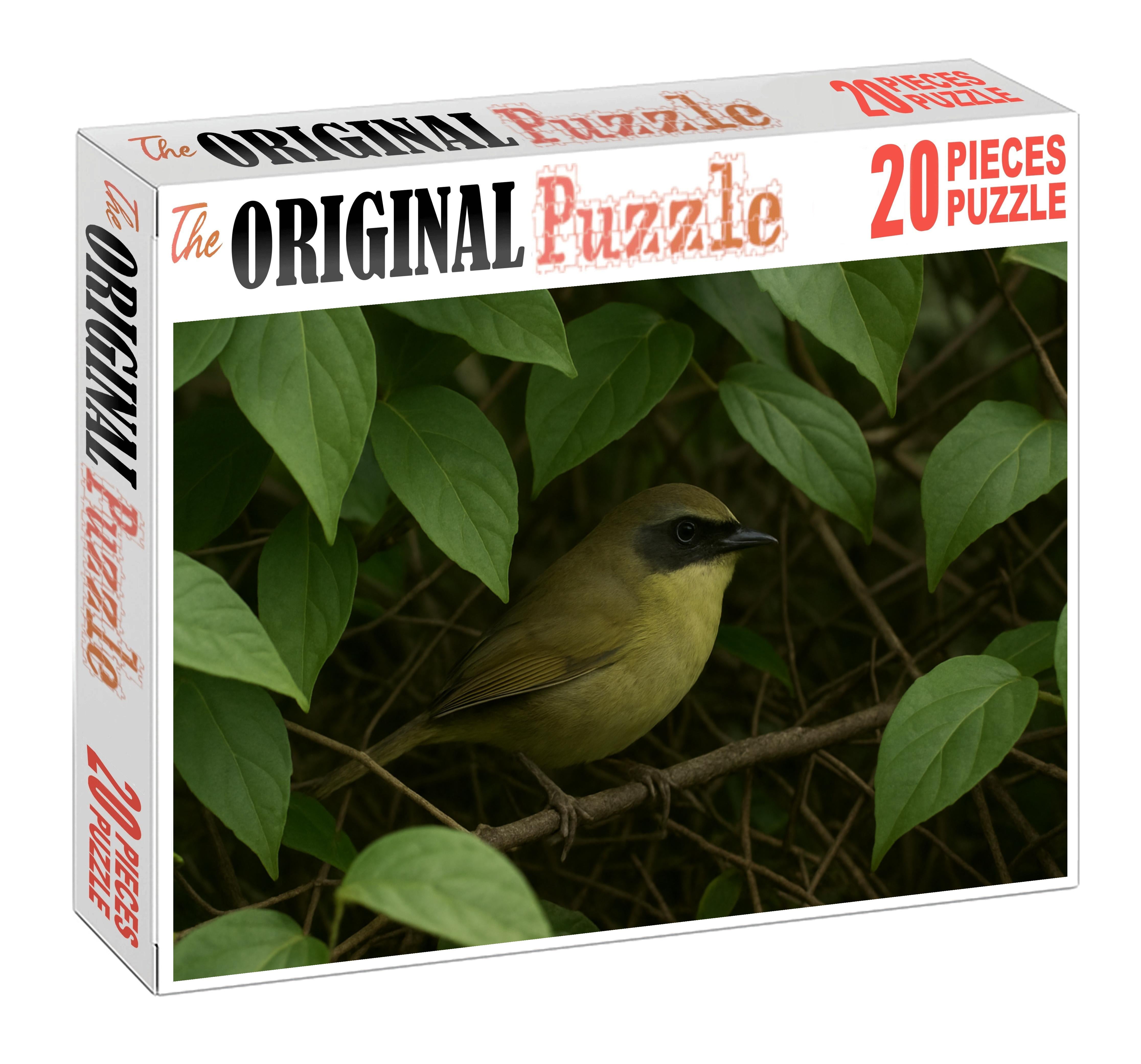 Mourning Warbler Subtle Song In Dense Understory 300 Piece Puzzle