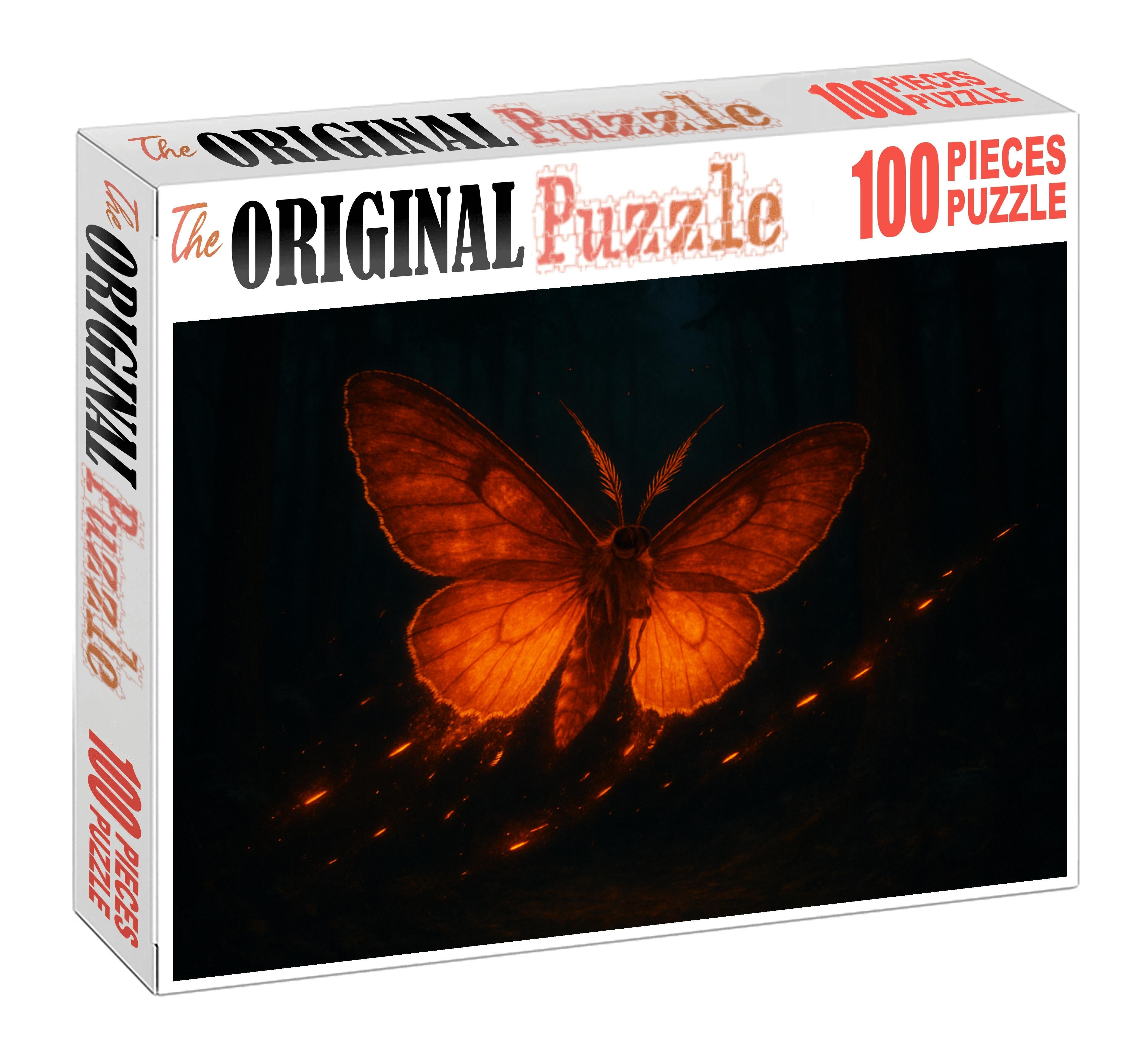 Emberveil Moth Night Flyer With Burning Silken Wings Easy Puzzles