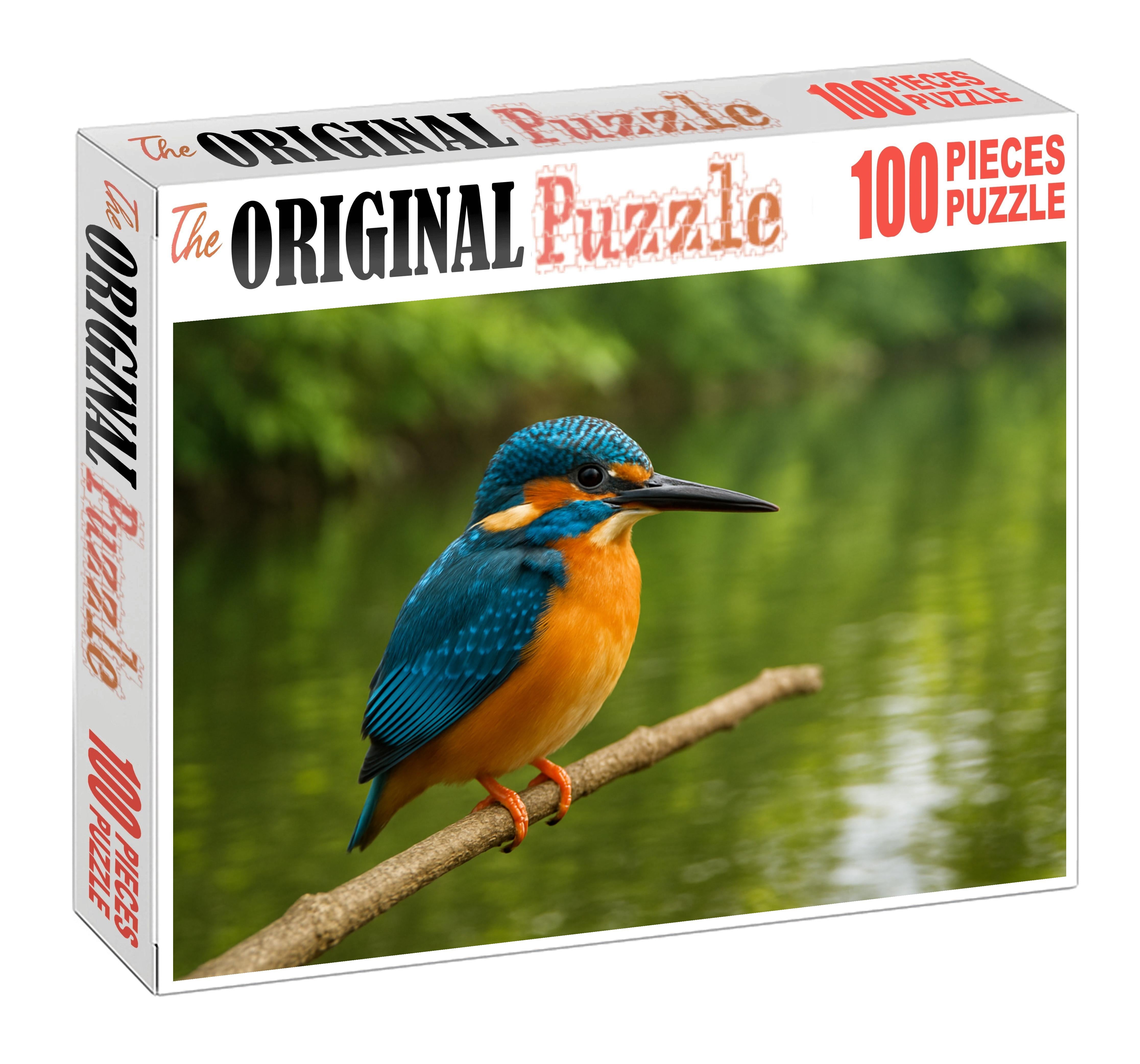 Azure Kingfisher Tiny River Jewel Challenging Puzzles