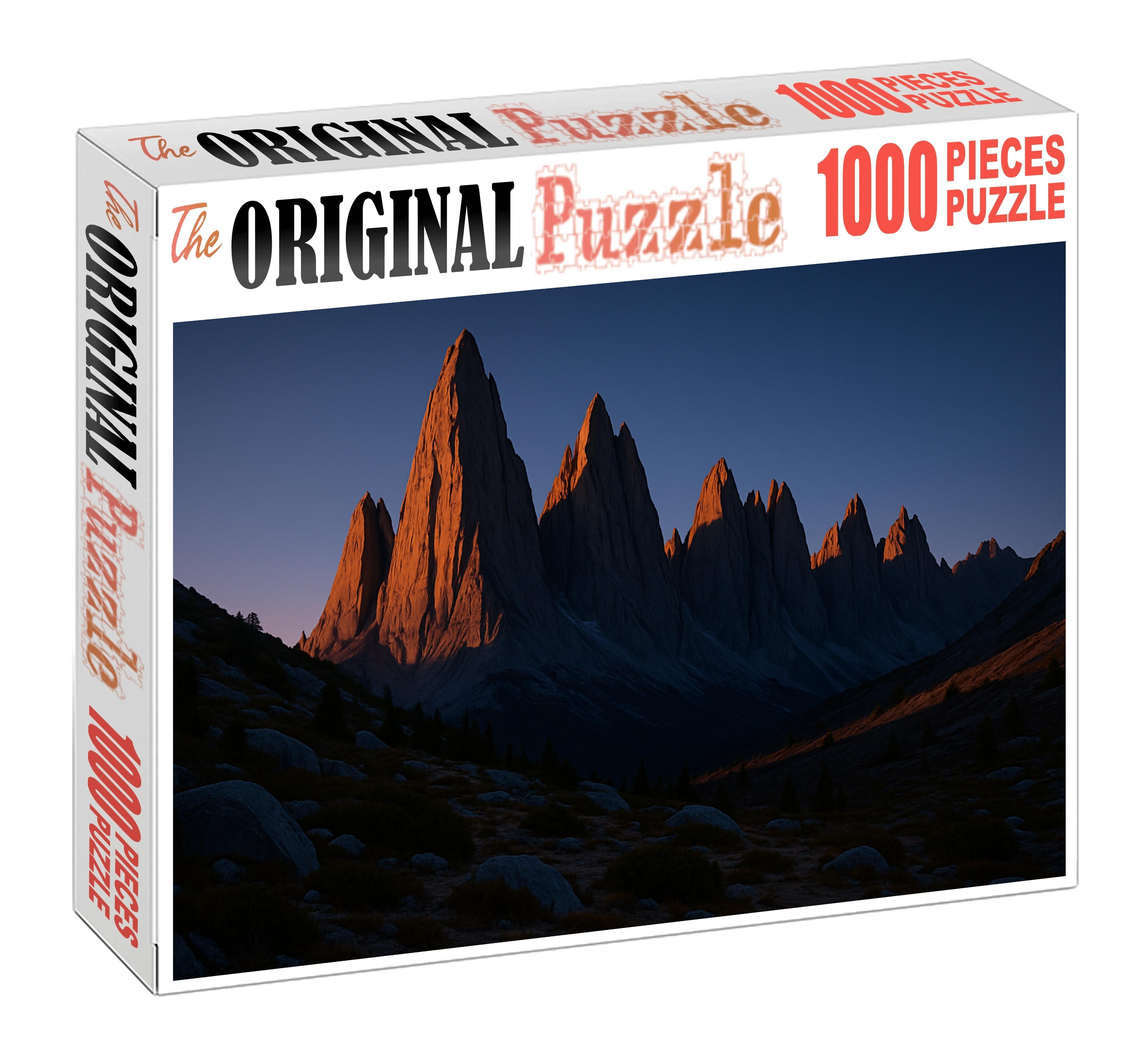 Twilight Crest Of Granite Spires Mini Puzzle