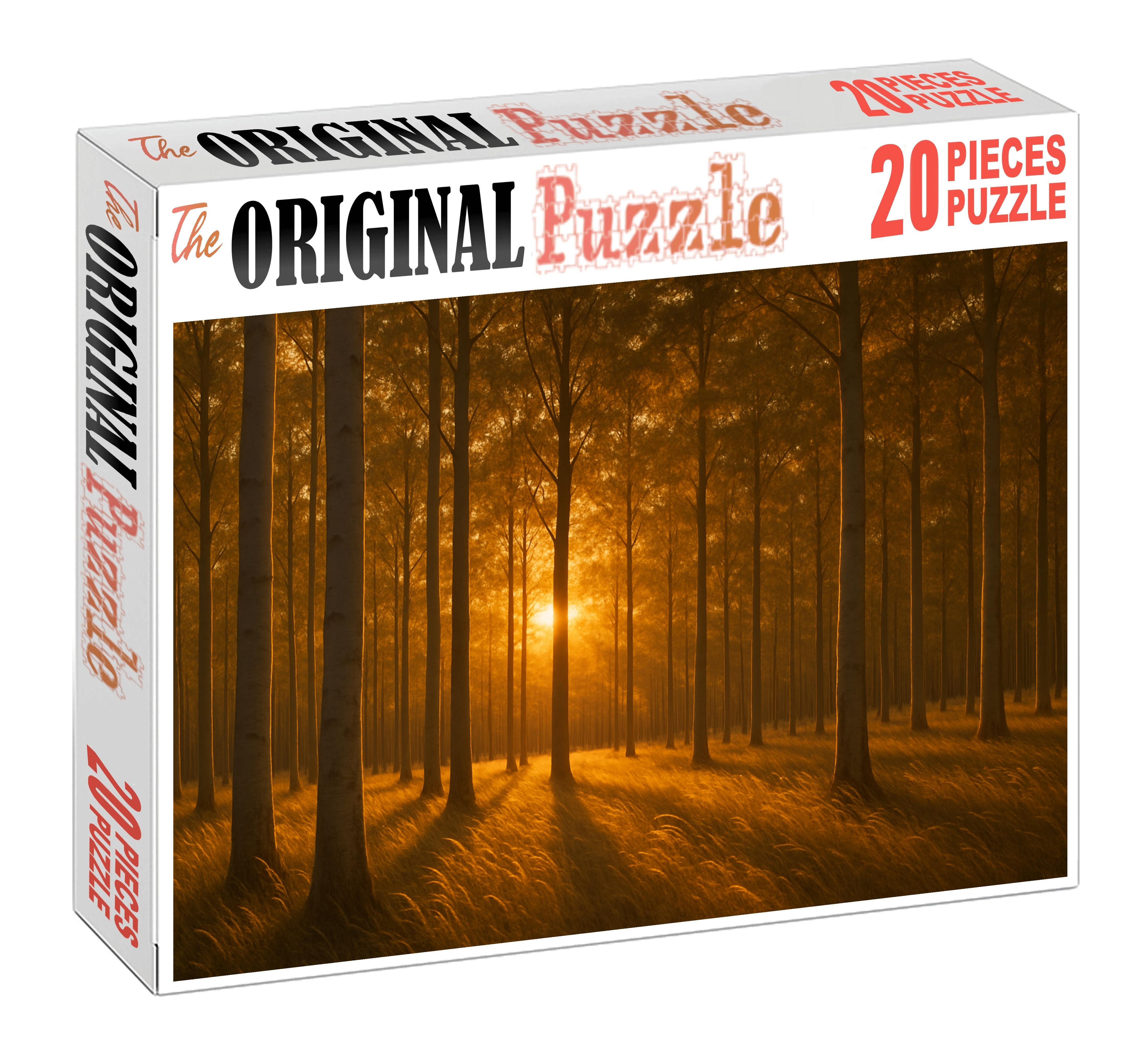 Golden Hour Birch Meadow Easy Puzzles