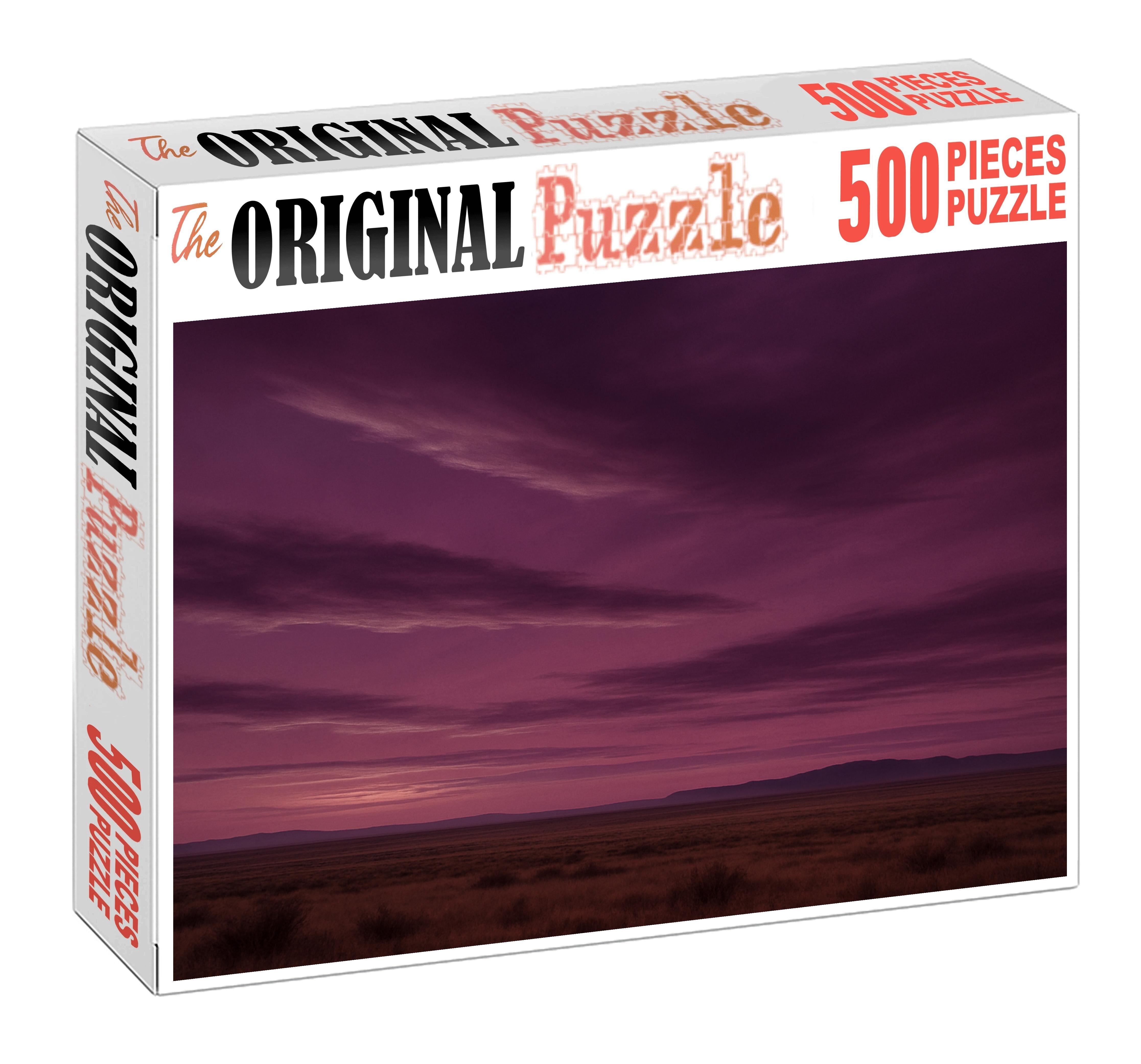 Velvet Mauve Dusk 500 Piece Puzzle