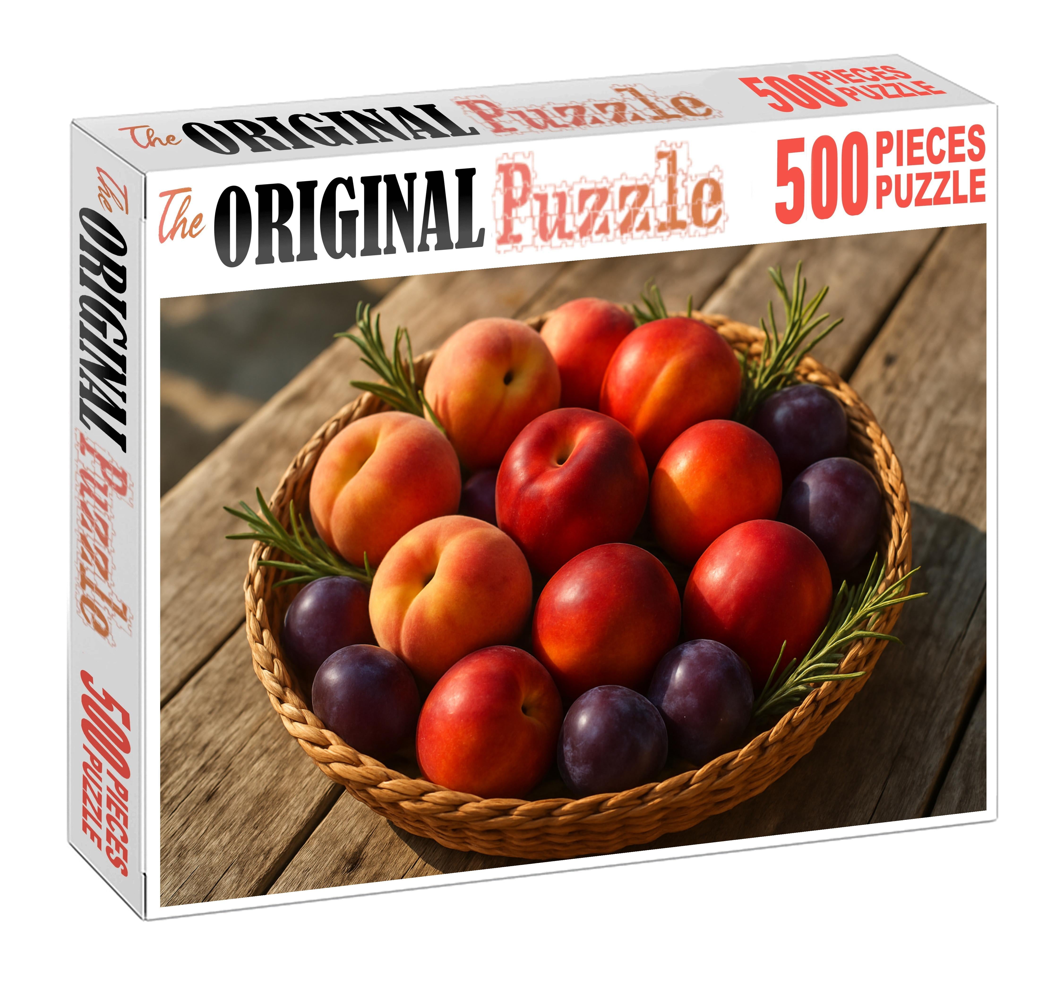 Sun-drenched Orchard Basket 20 Piece Puzzle