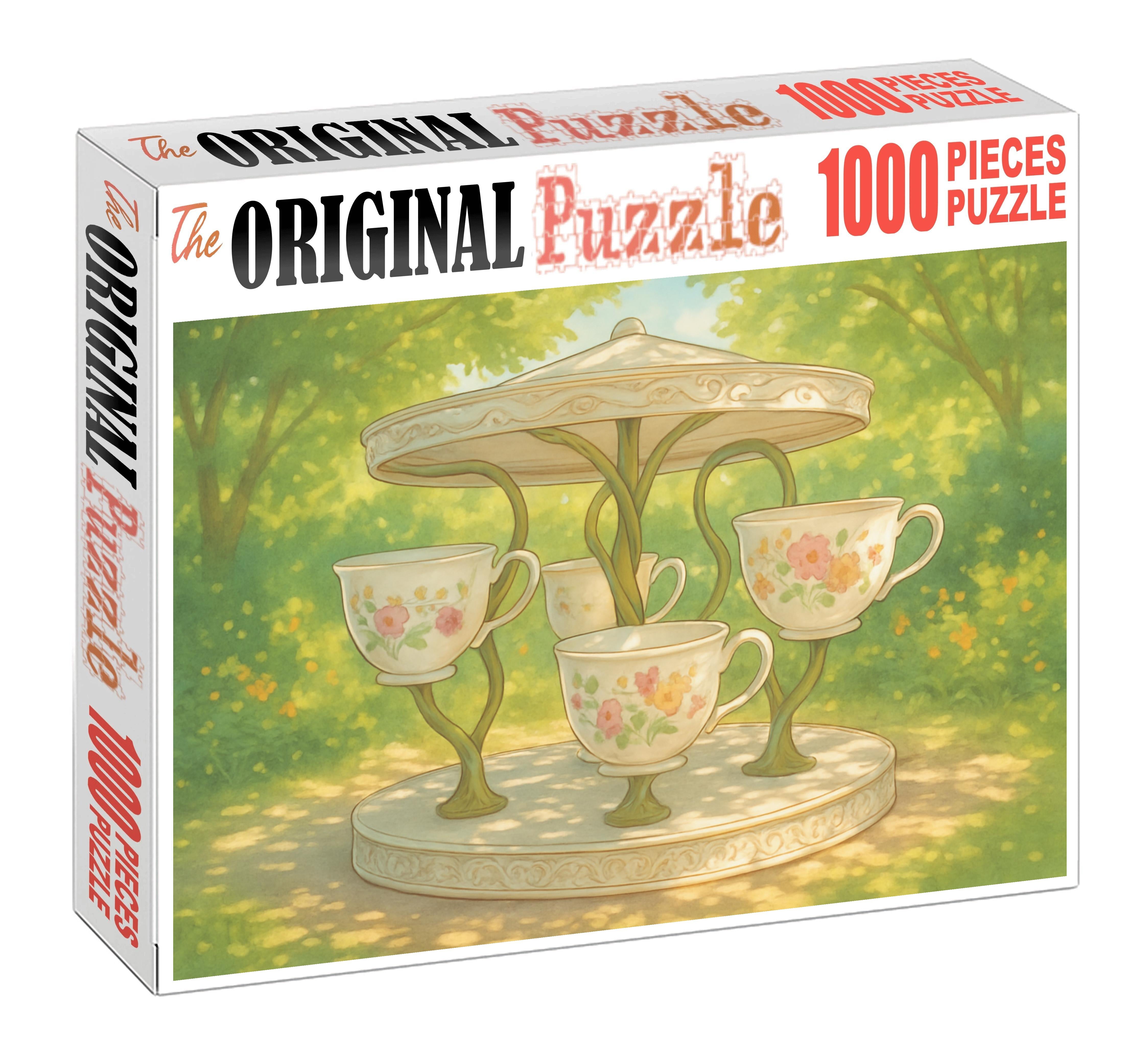 The Teacup Carousel Custom Jigsaw Puzzle