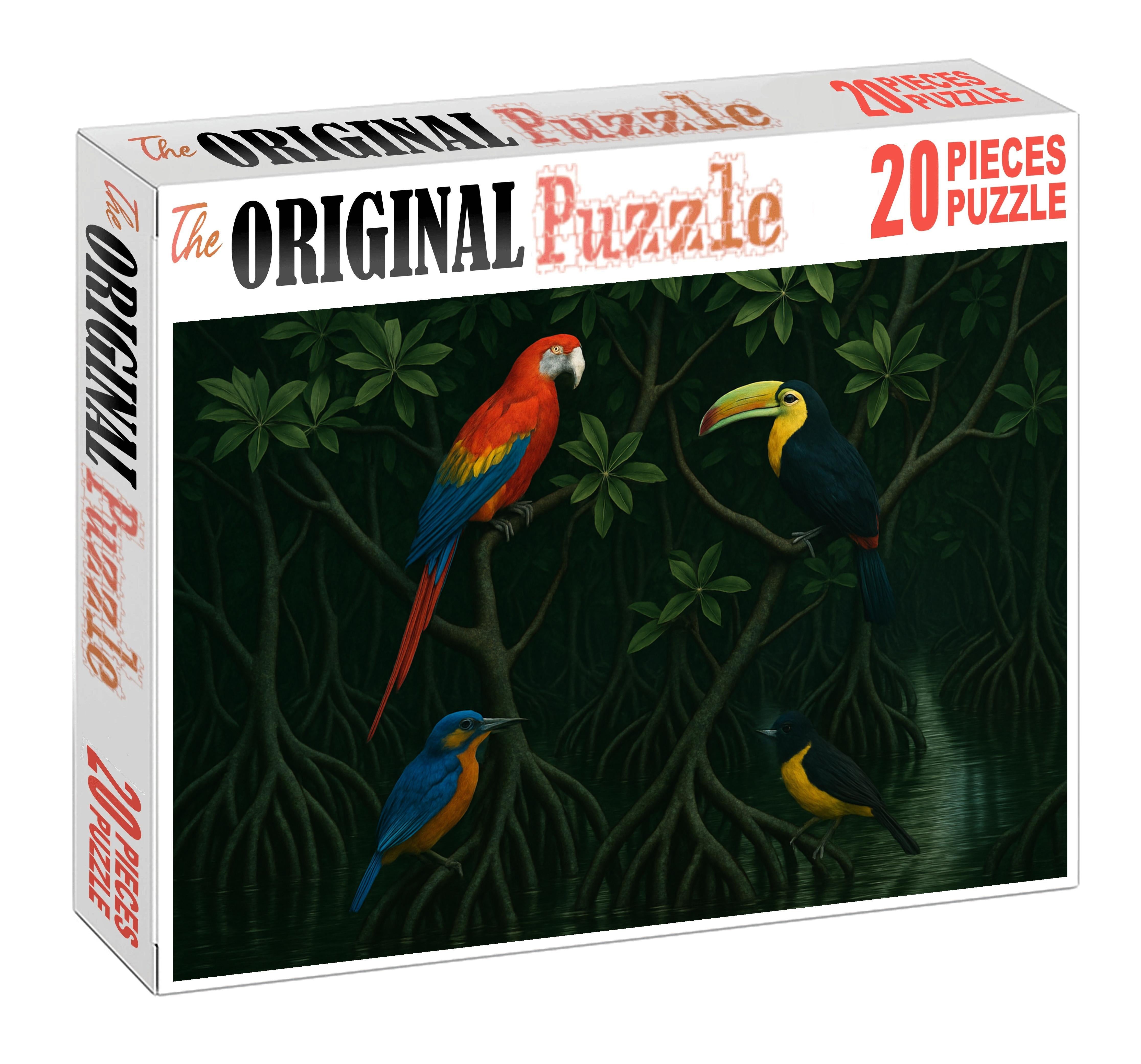 Emerald Mangrove Sanctuary Custom Jigsaw Puzzle