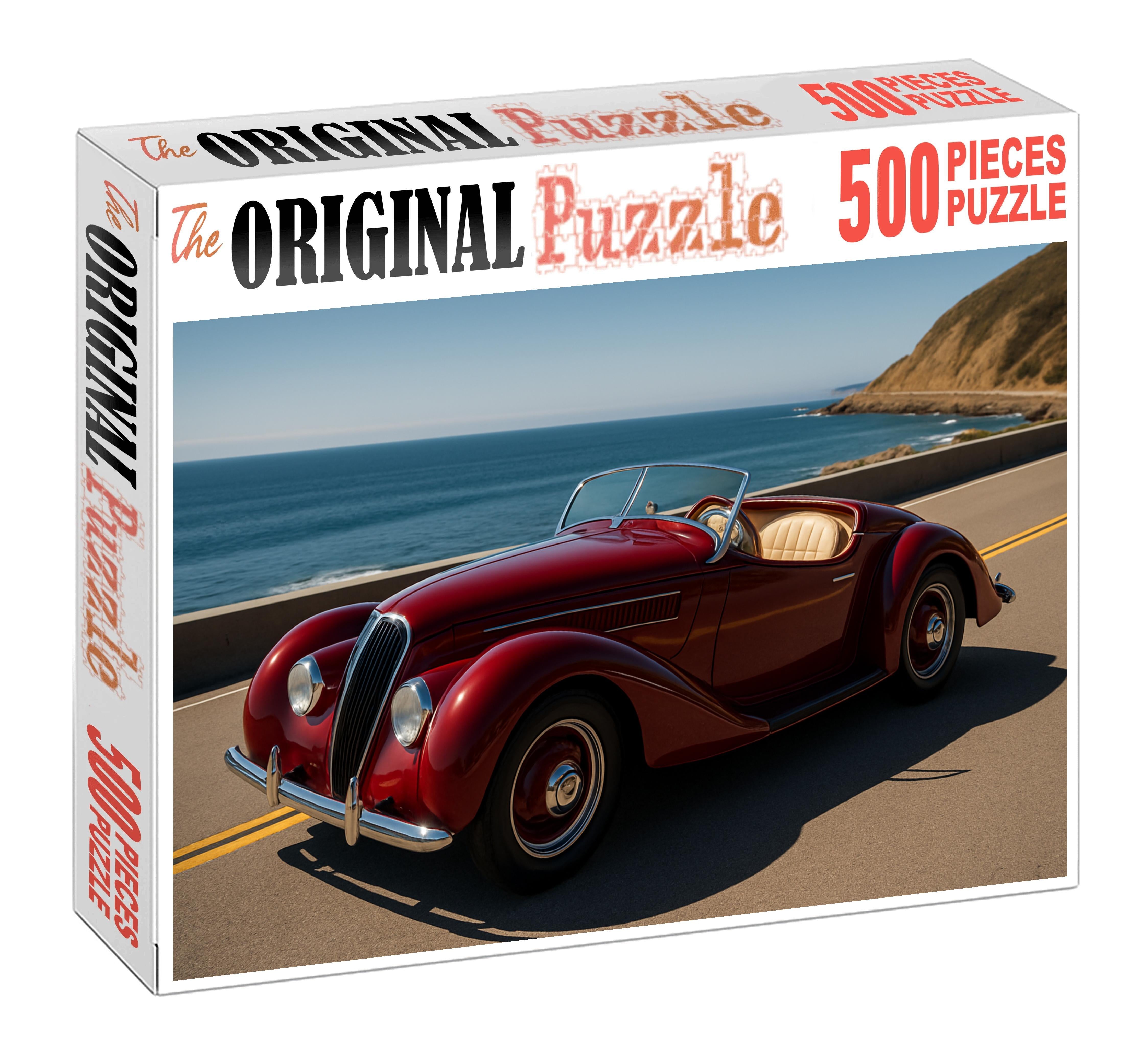 Solara Comet Retro-inspired Electric Roadster Mini Puzzle