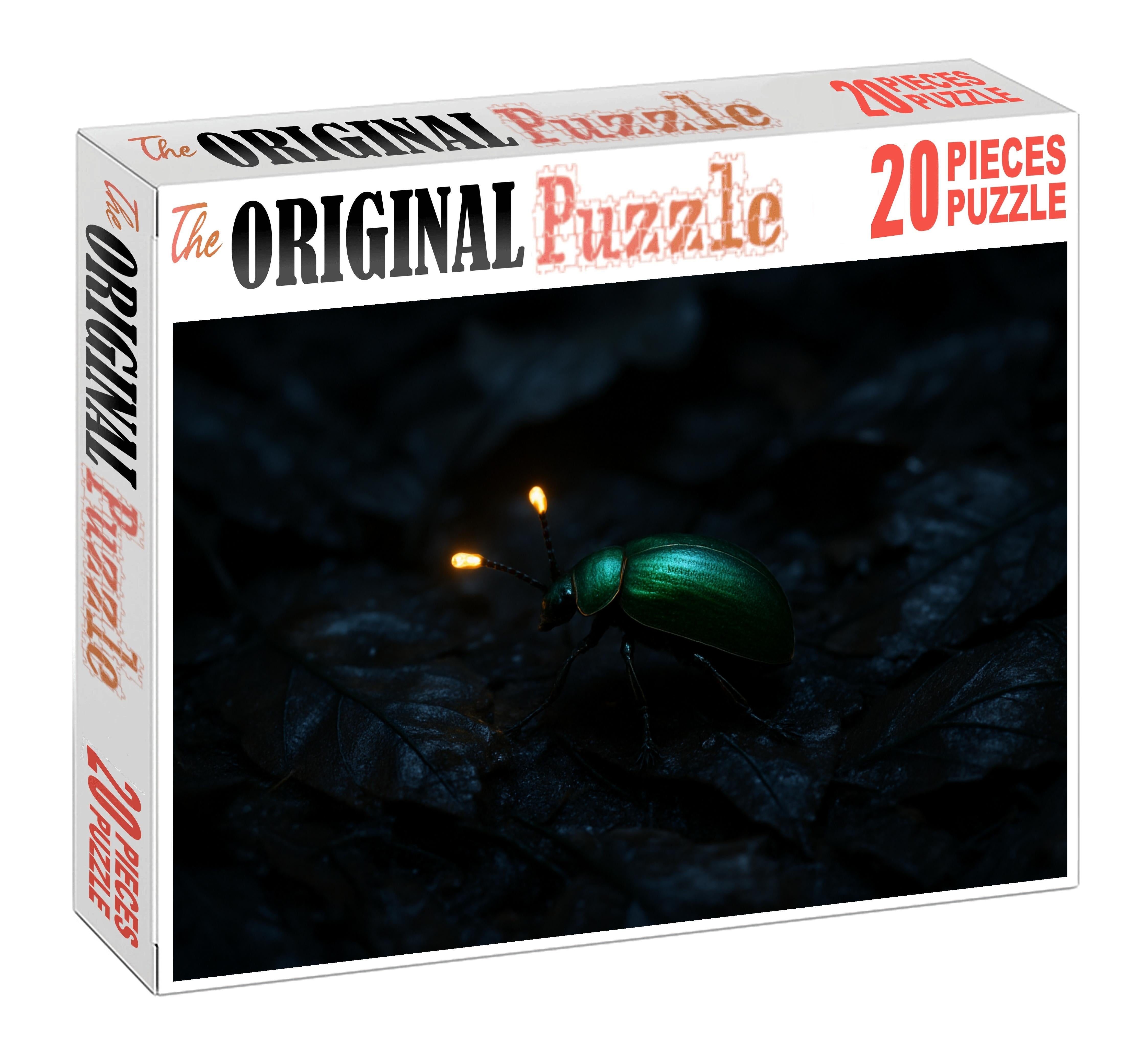 Topaz-tipped Antennae Beetle Nocturnal Forager With Jewel-like Sensory Organs Puzzle Collection