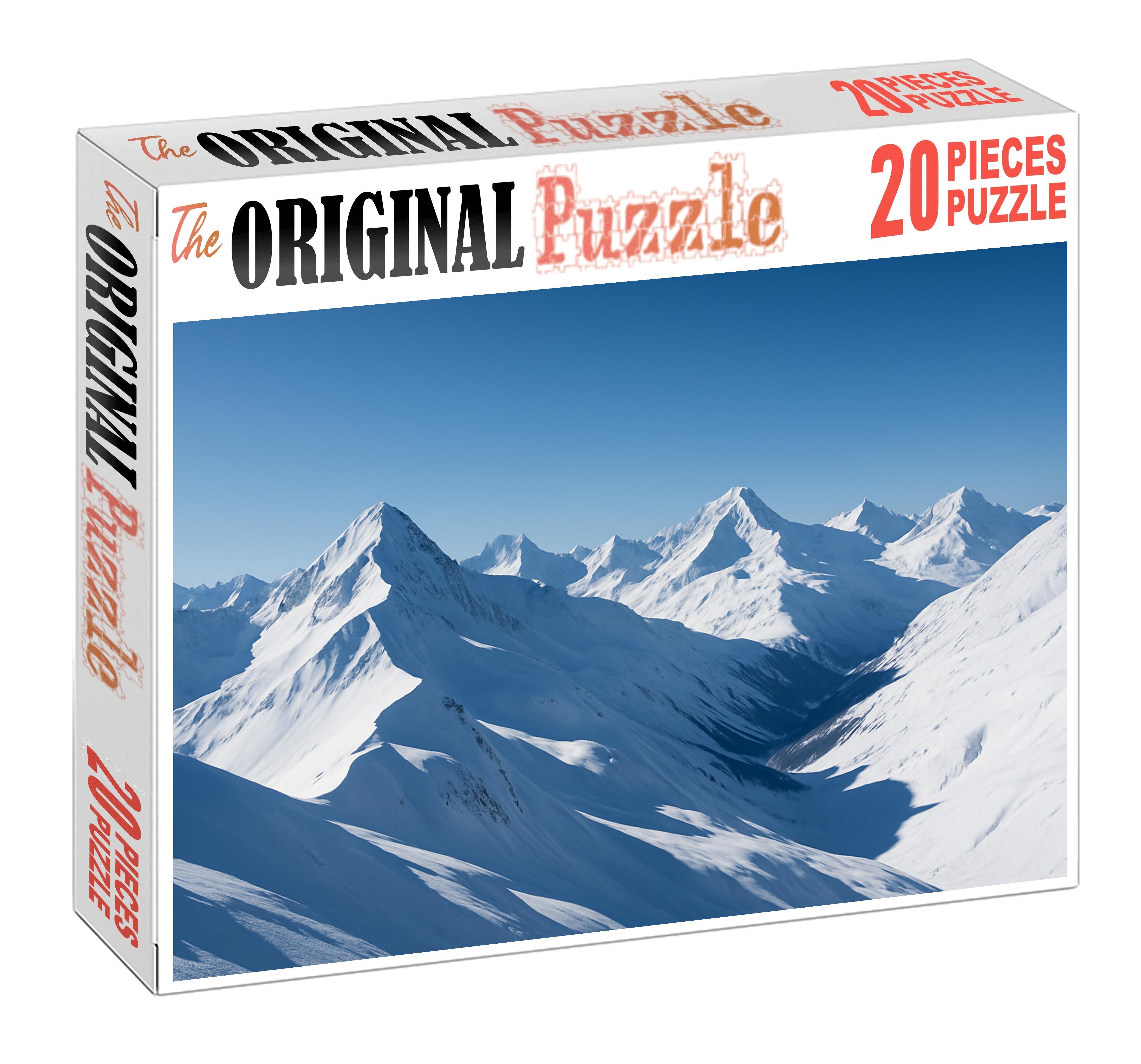 Snow-capped Highland Vista Easy Puzzles