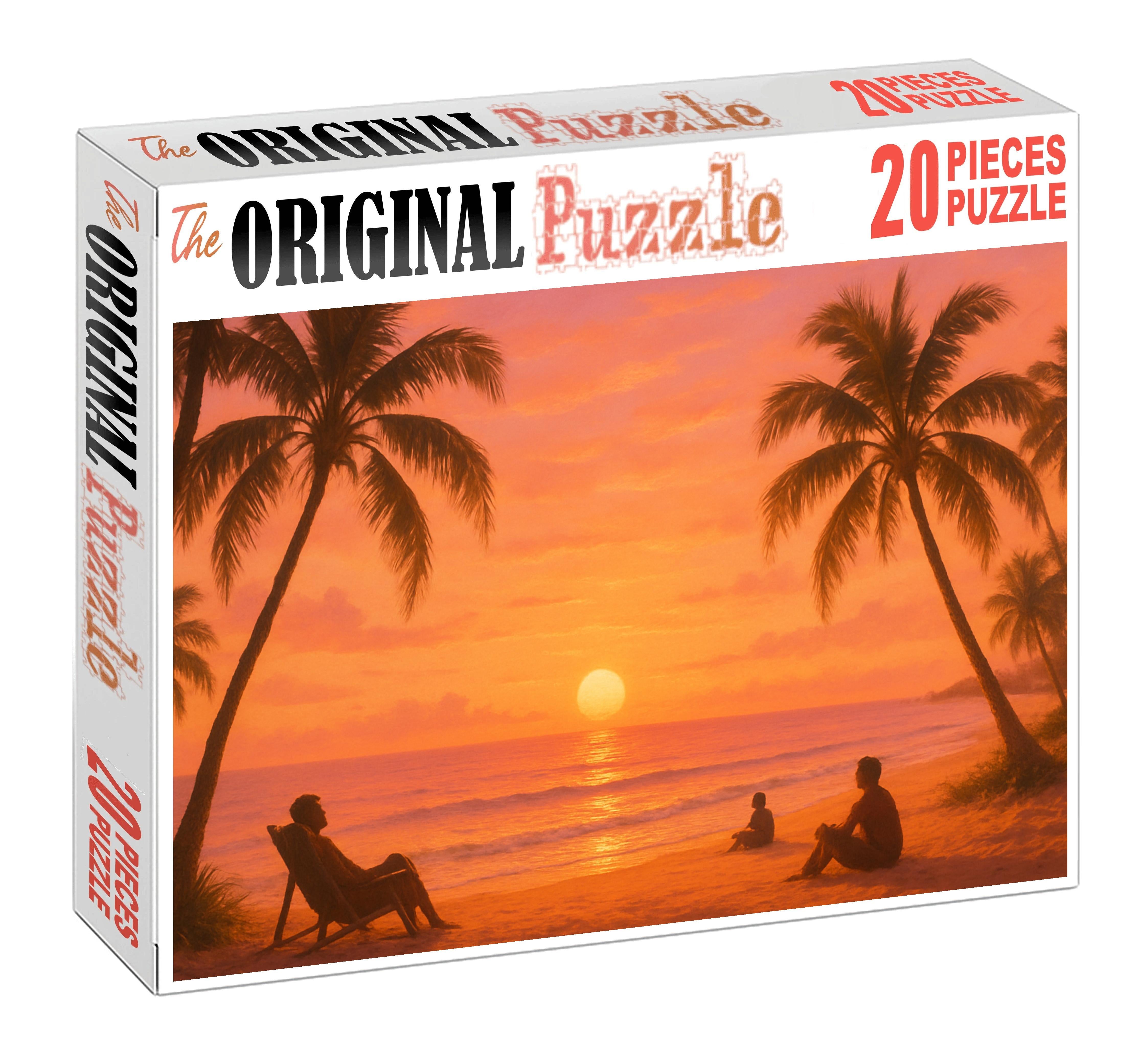 Chillwave Summer Escapism Lo-fi Beats And Pastel Beachside Reveries 20 Piece Puzzle