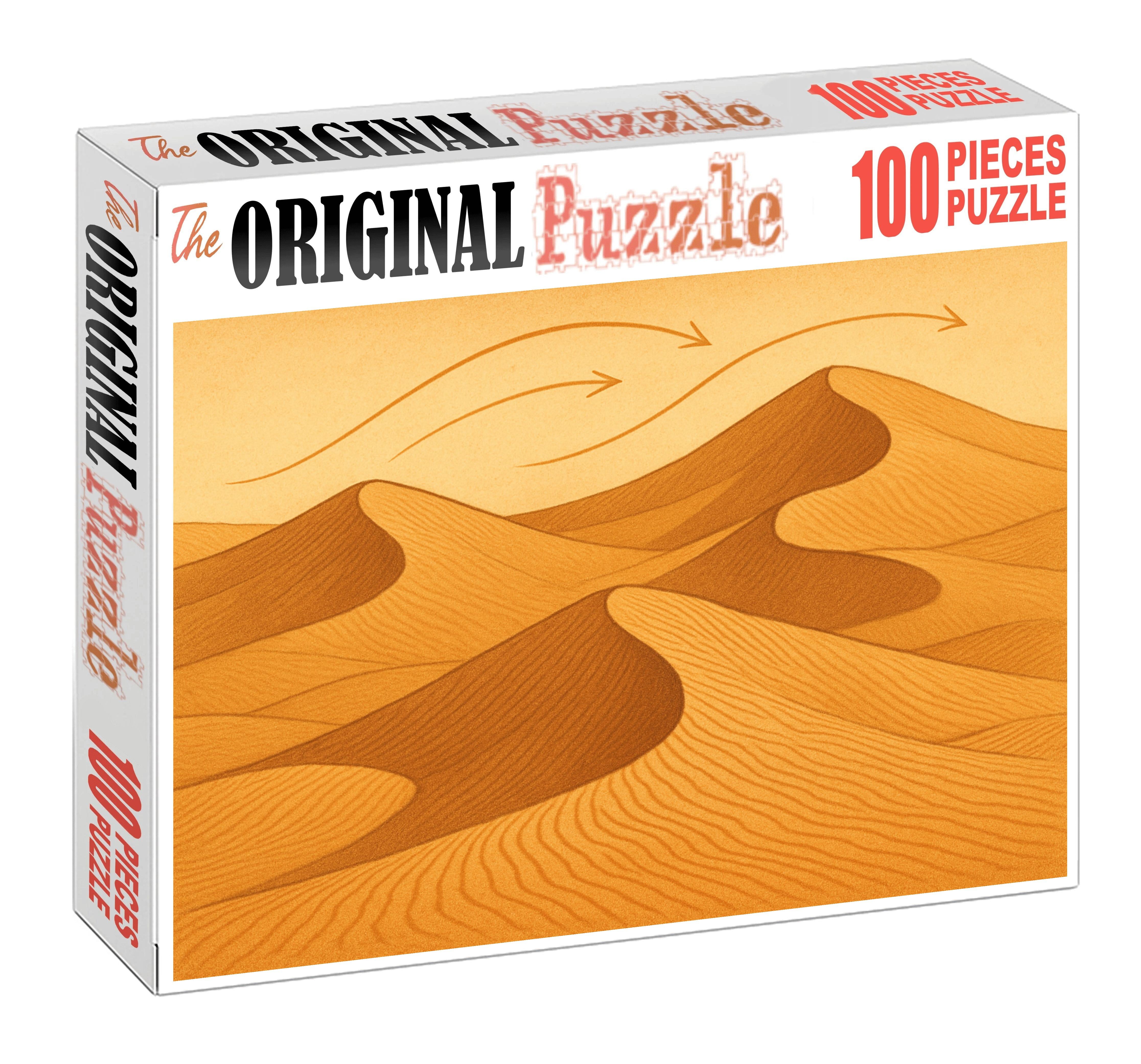 Desert Dune Morphology And Wind Shadow Map Challenging Puzzles