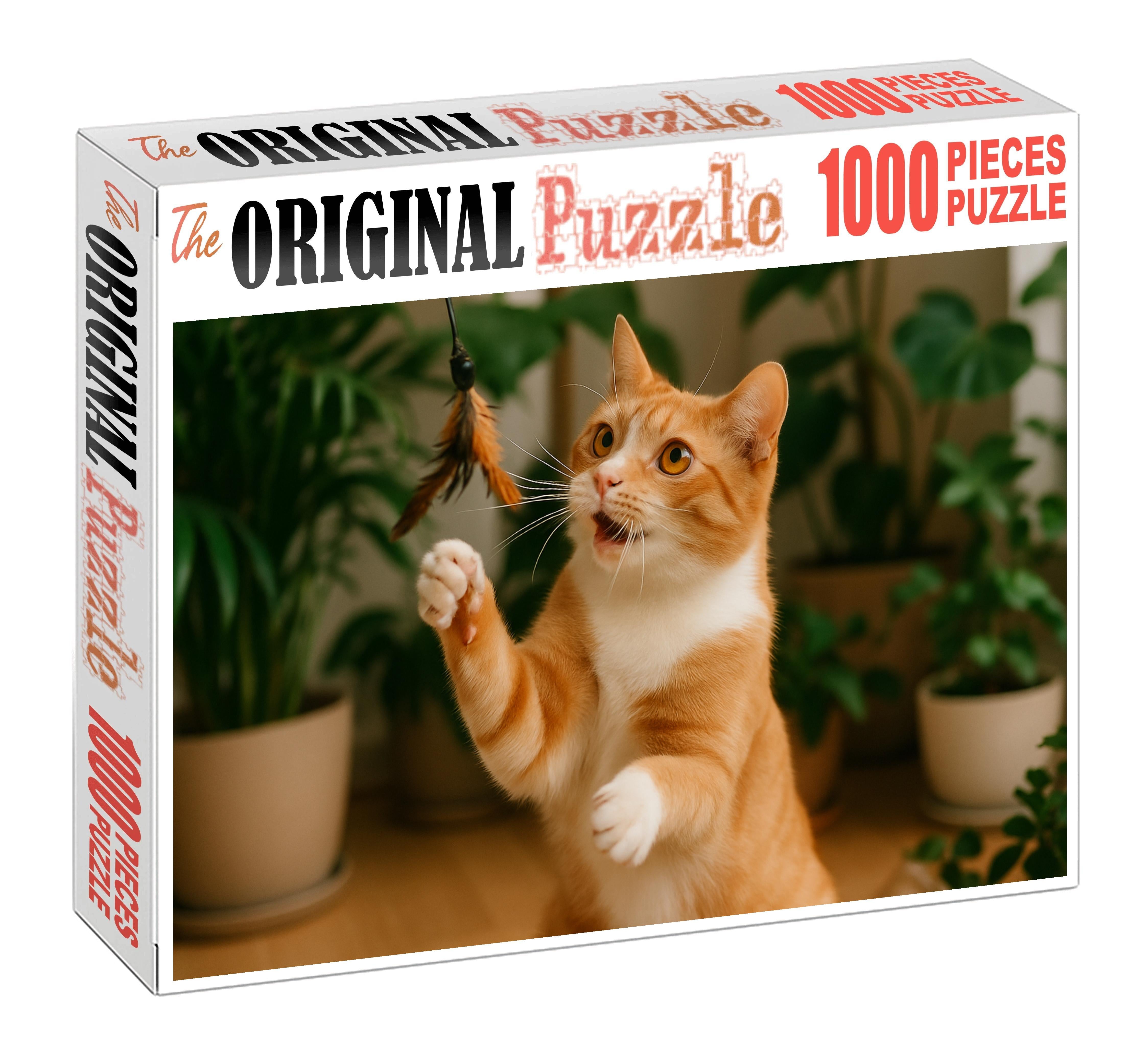 Amber Tide Soft Orange And Cream Bi-color Shorthaired With Cheerful Spirit 200 Piece Puzzle