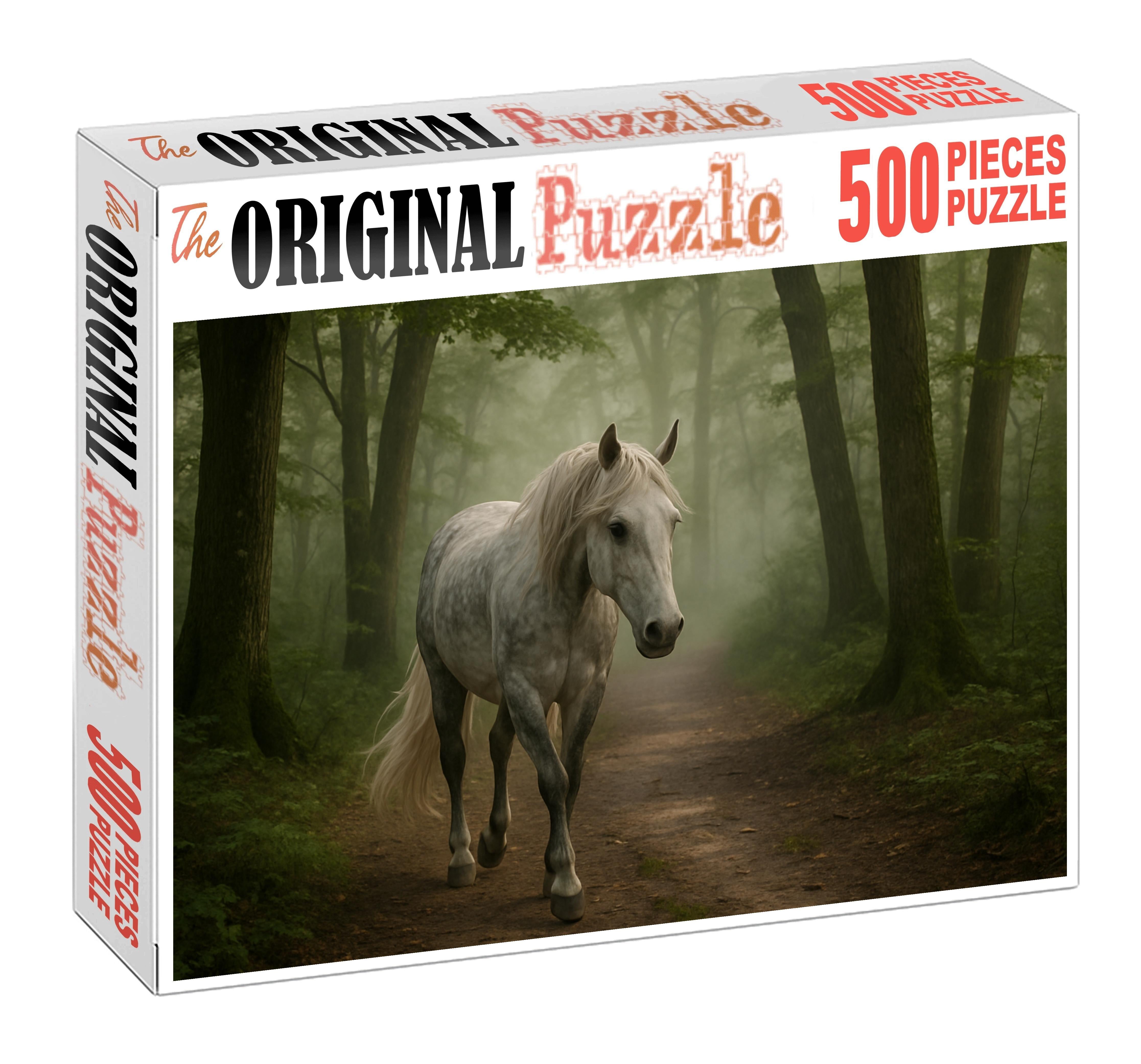 Pearl Frost Gaited Beauty Large Format Puzzle