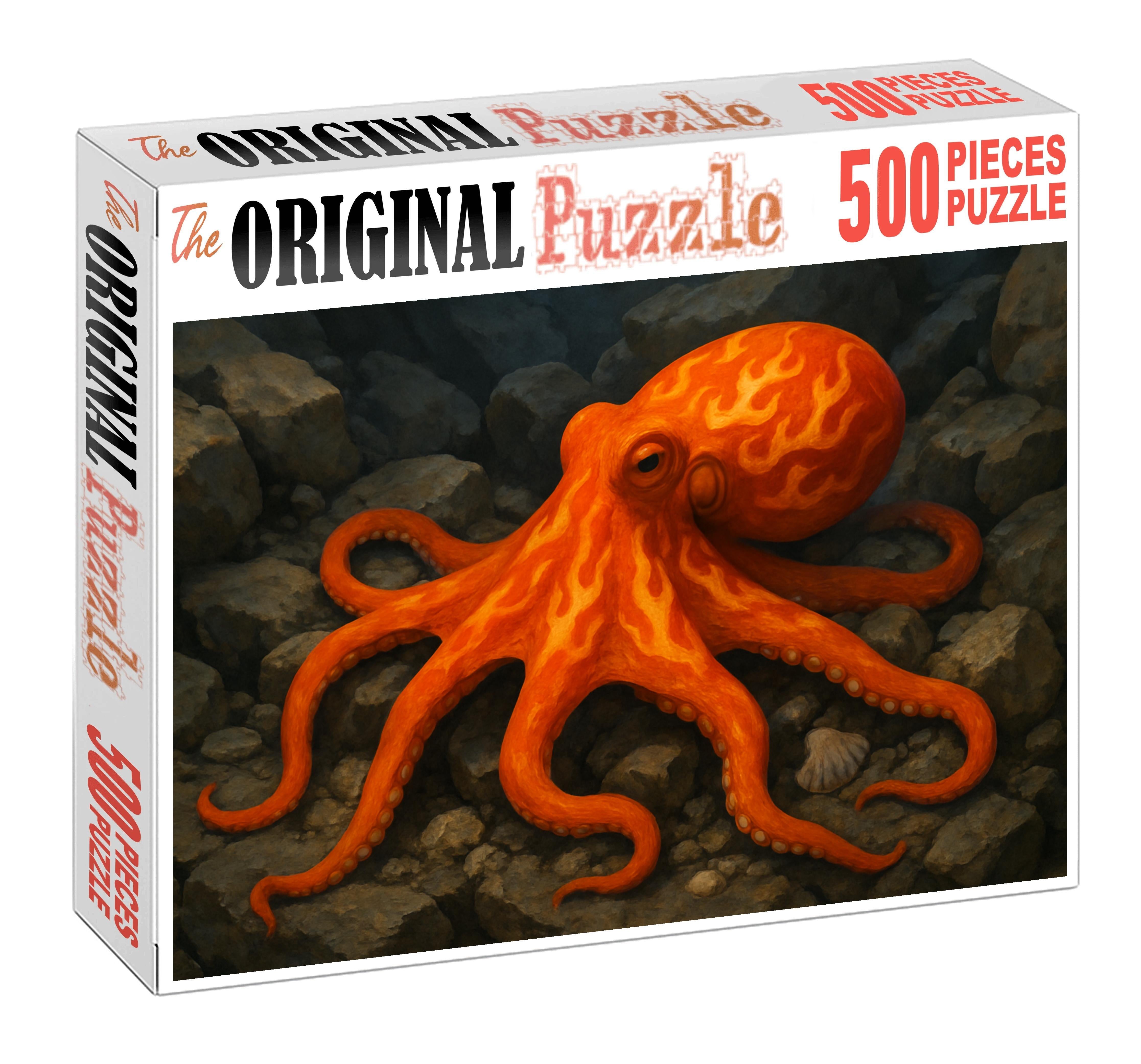 Flameback Lantern Octopus Illuminated Shallow Dweller Easy Puzzles