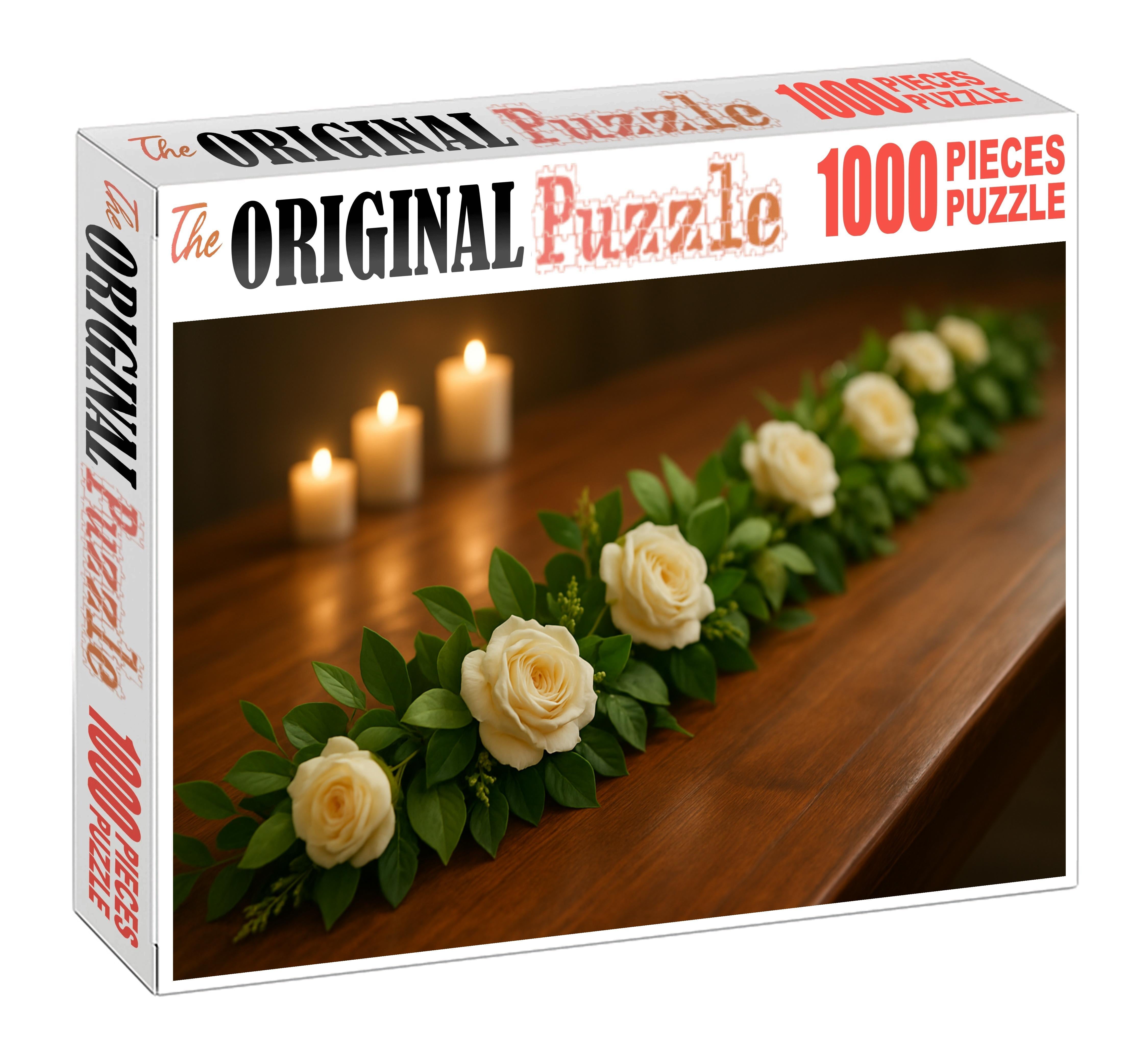Ivory Elegance Table Garland Puzzle Collection