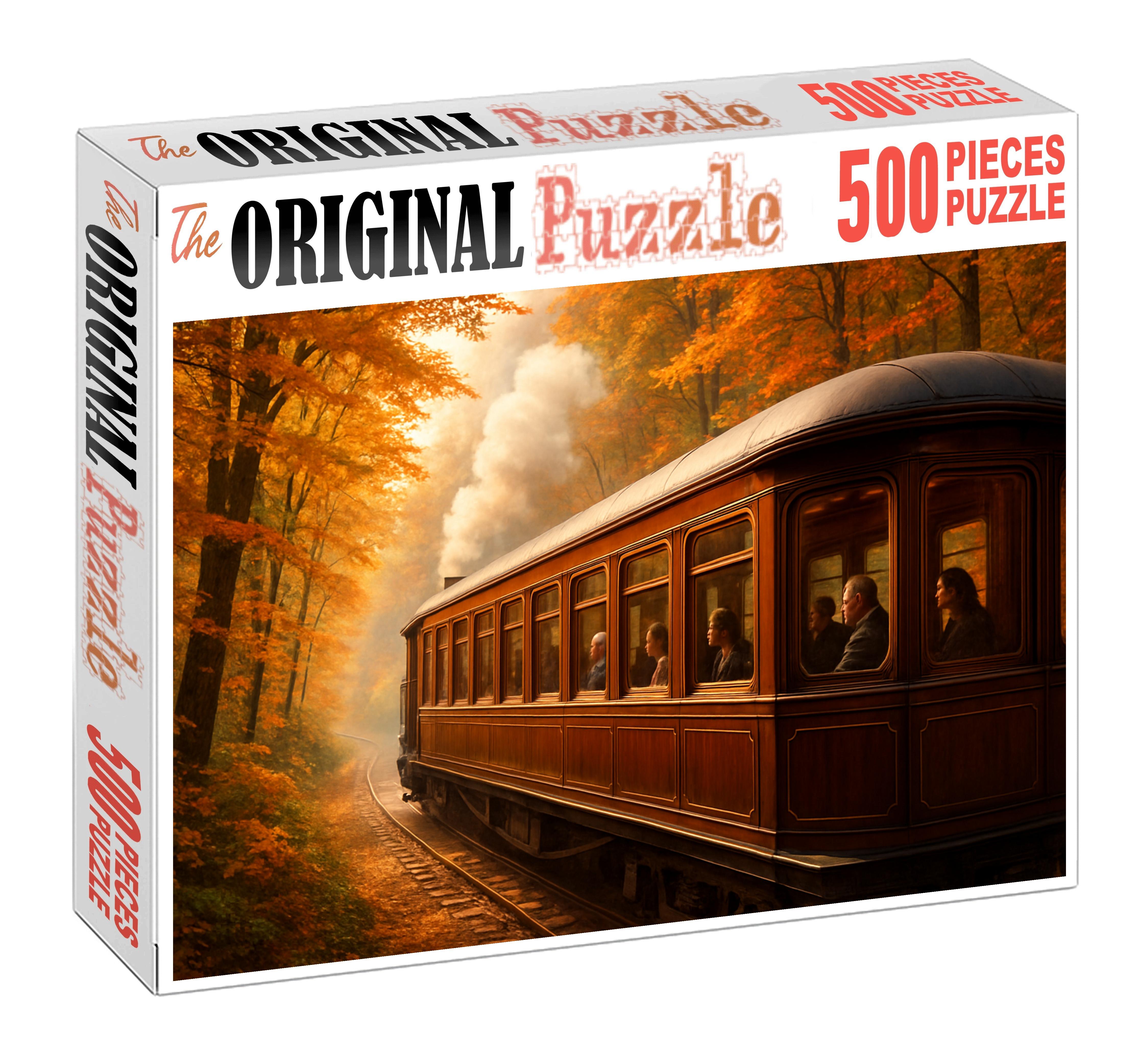 Luxury Steam-powered Scenic Railcar Puzzle Collection