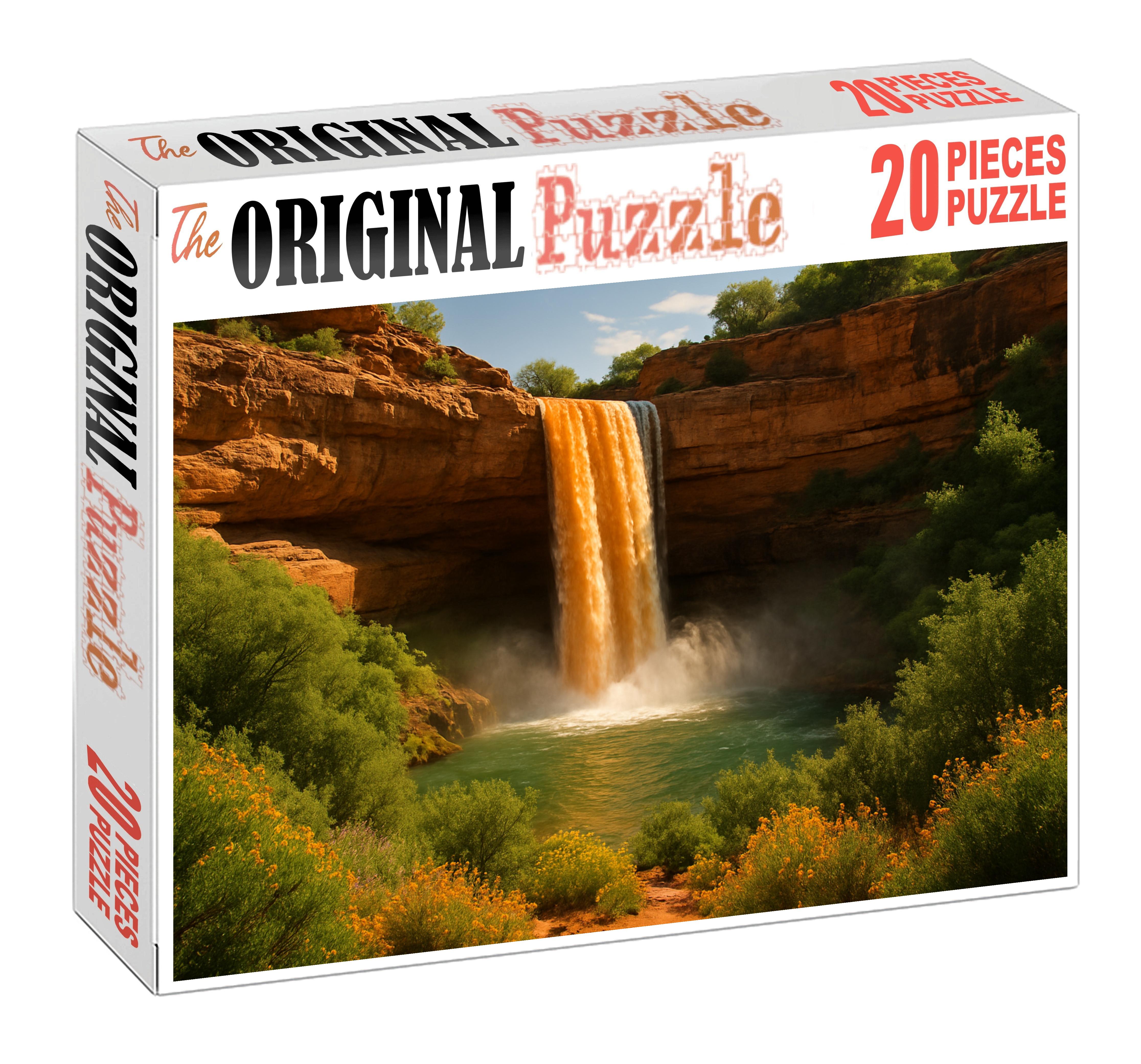 Amber Ribbon Plunge Premium Puzzle Pieces