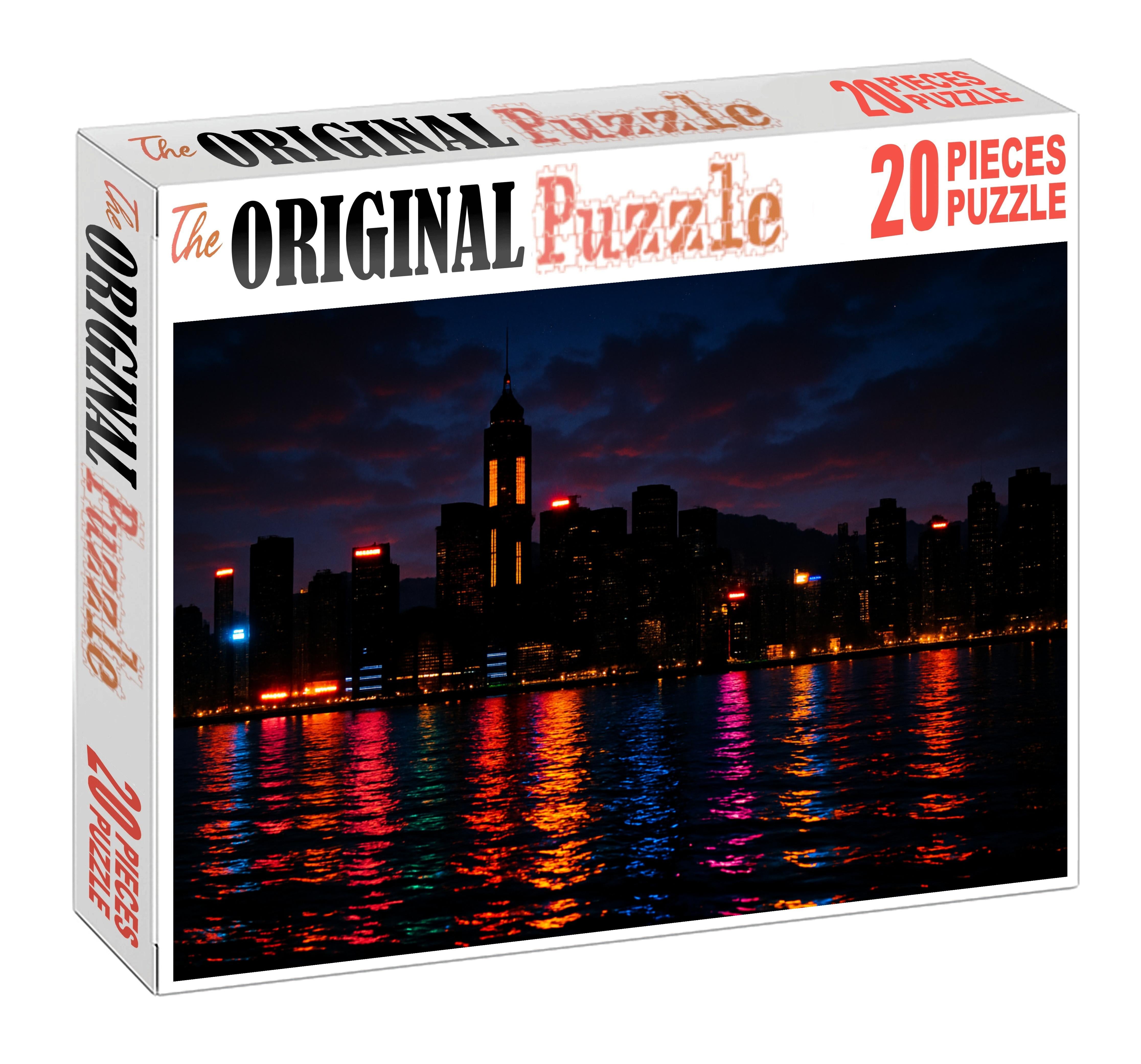 Hong Kong Victoria Harbour Skyline Ranked Among The Top Global Waterfront Skylines For Its Vertical Density And Vibrant Lights Puzzle Challenge