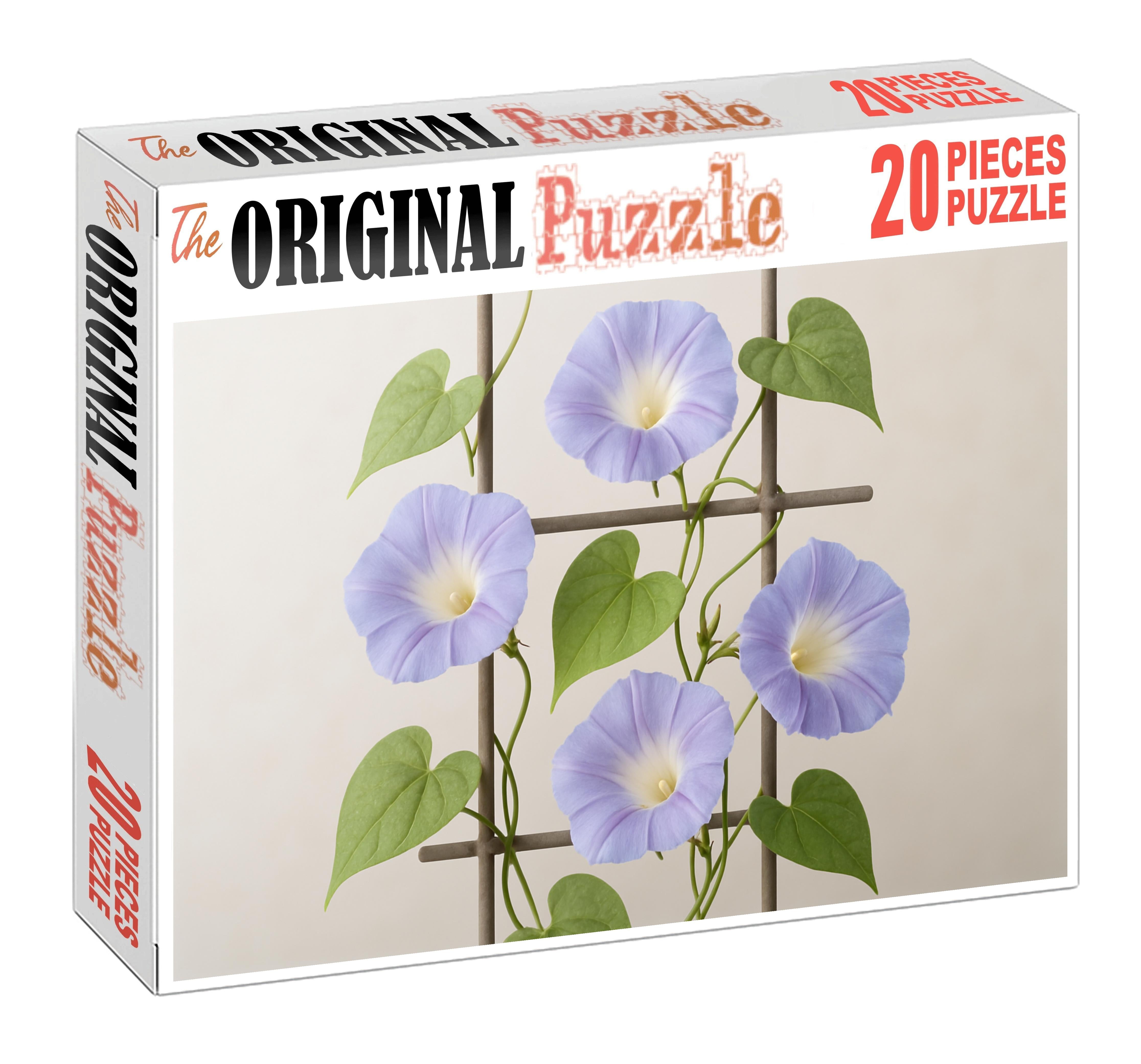 Frosted Morning Glory Wall Frame 100 Piece Puzzle
