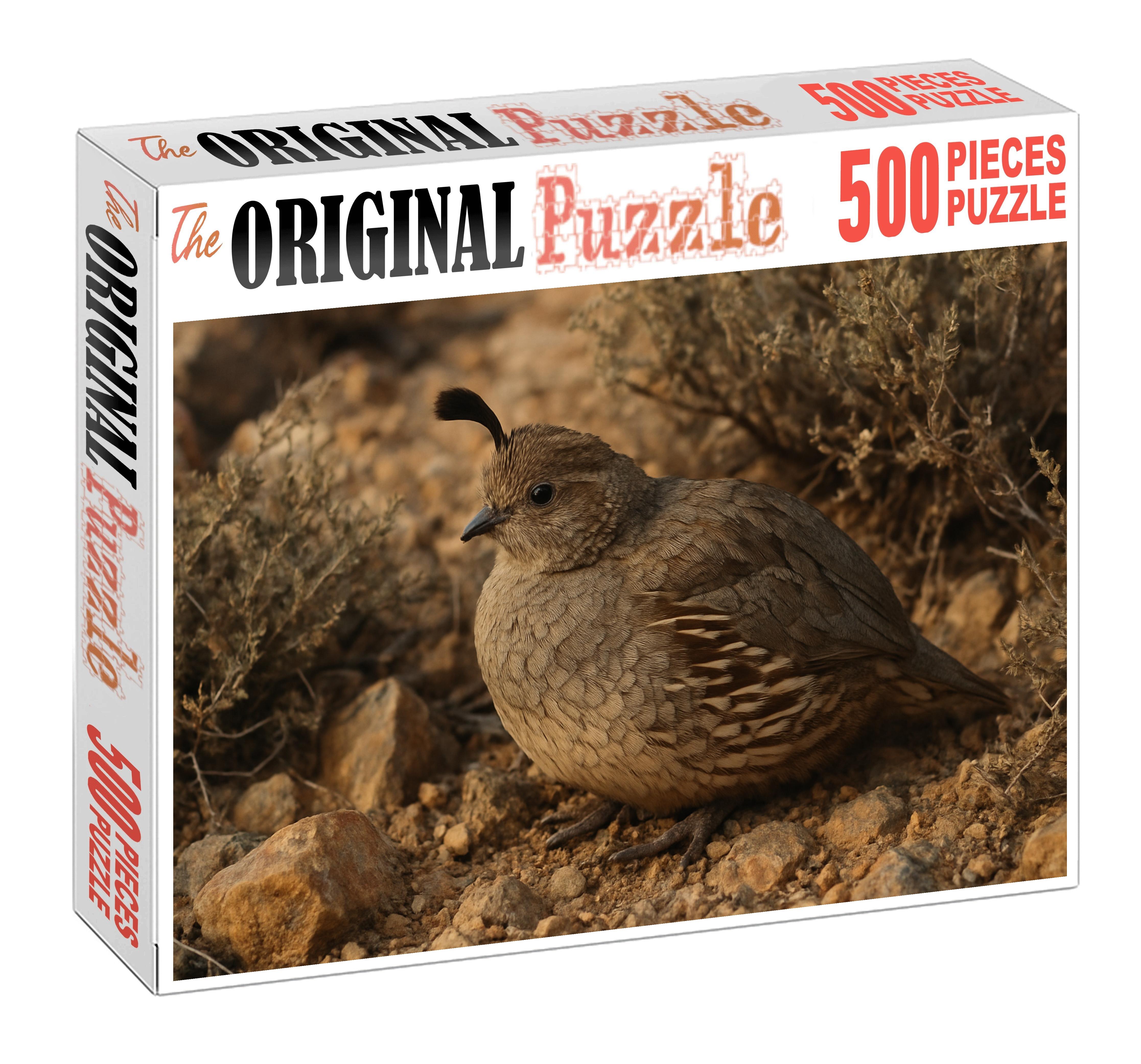 Mountain Quail Secretive Highland Wanderer Challenging Puzzles