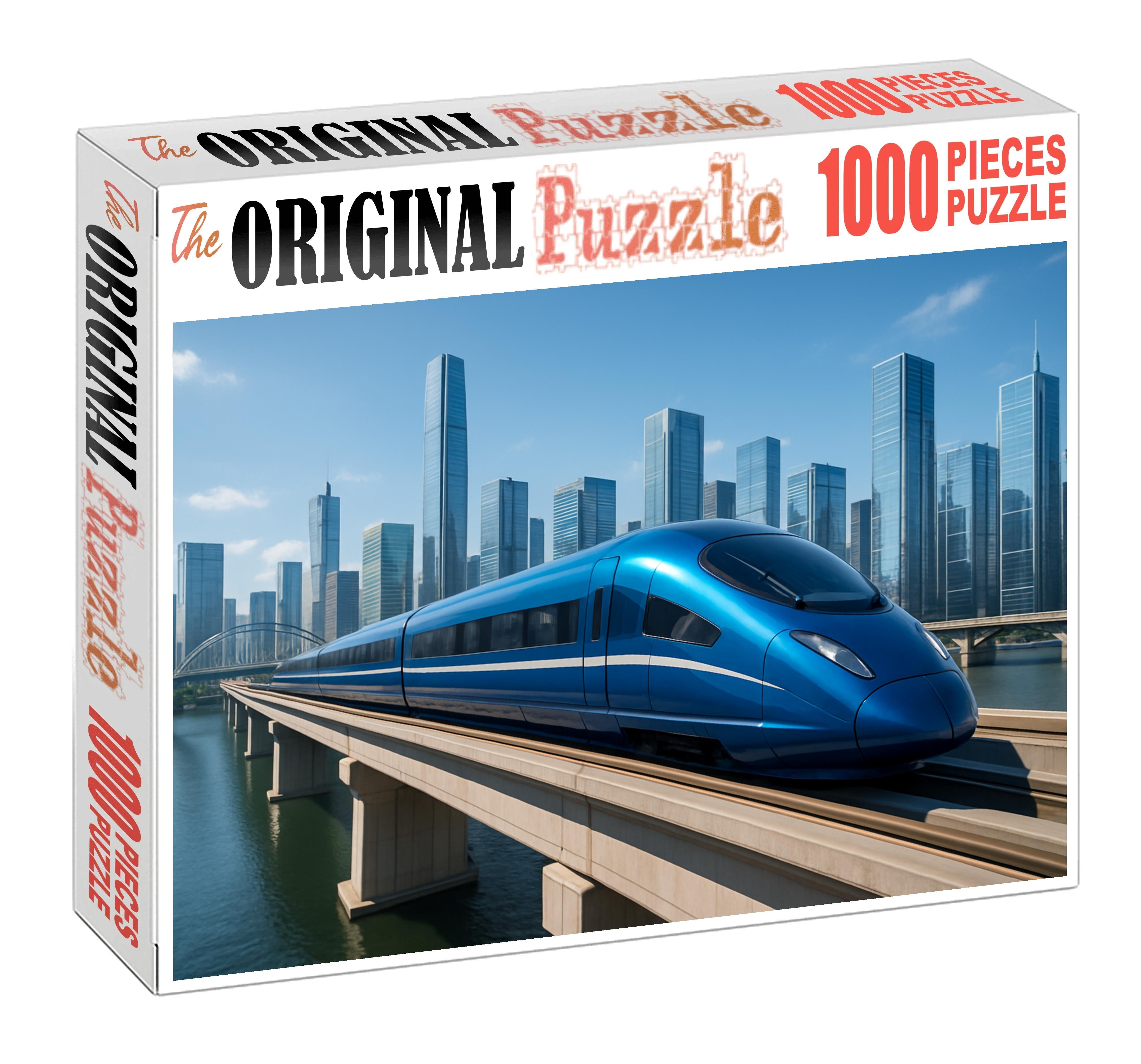 Sapphire Maglev Cruiser Puzzle Fun