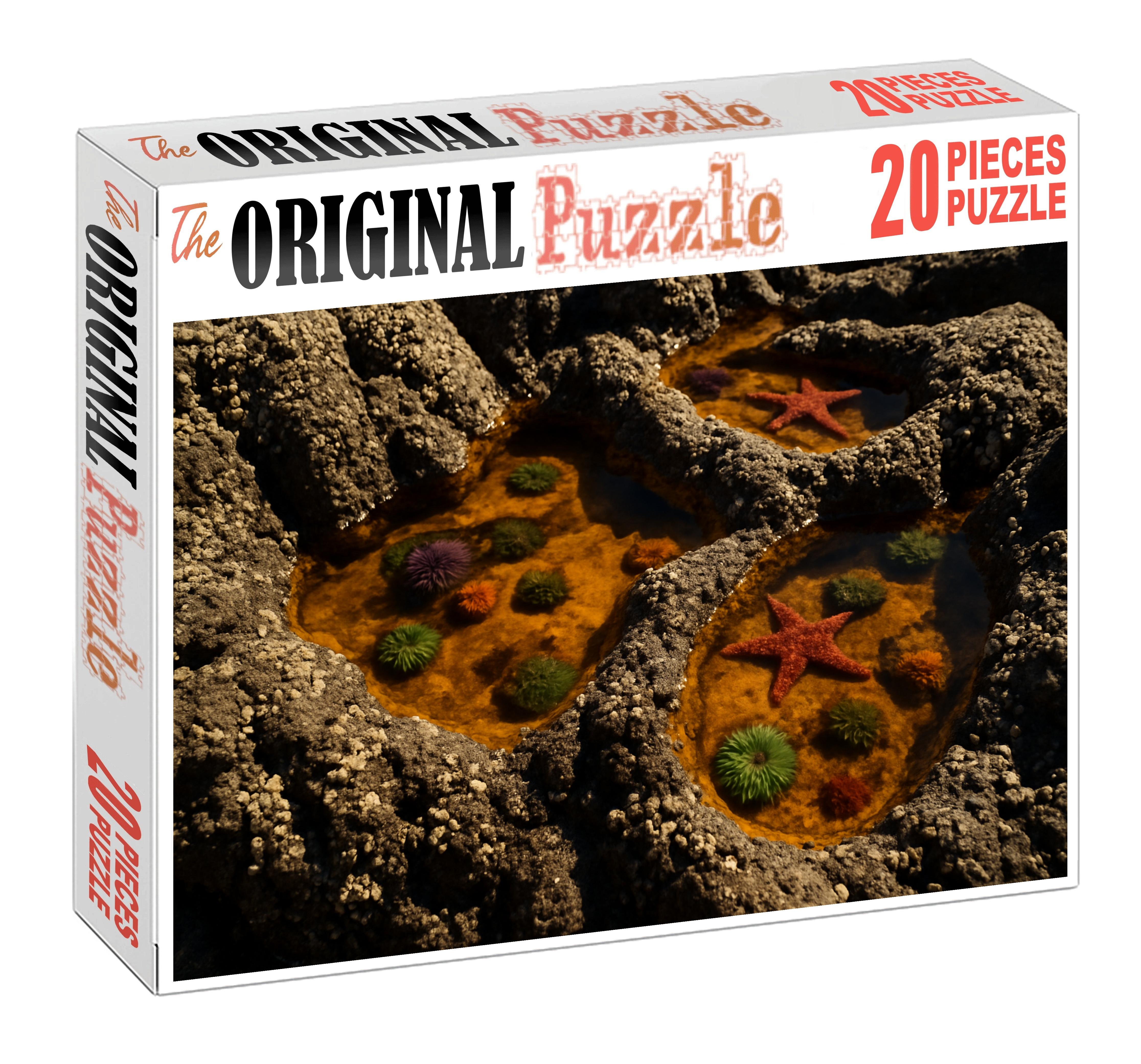 Amber Tide Pool Labyrinth 100 Piece Puzzle