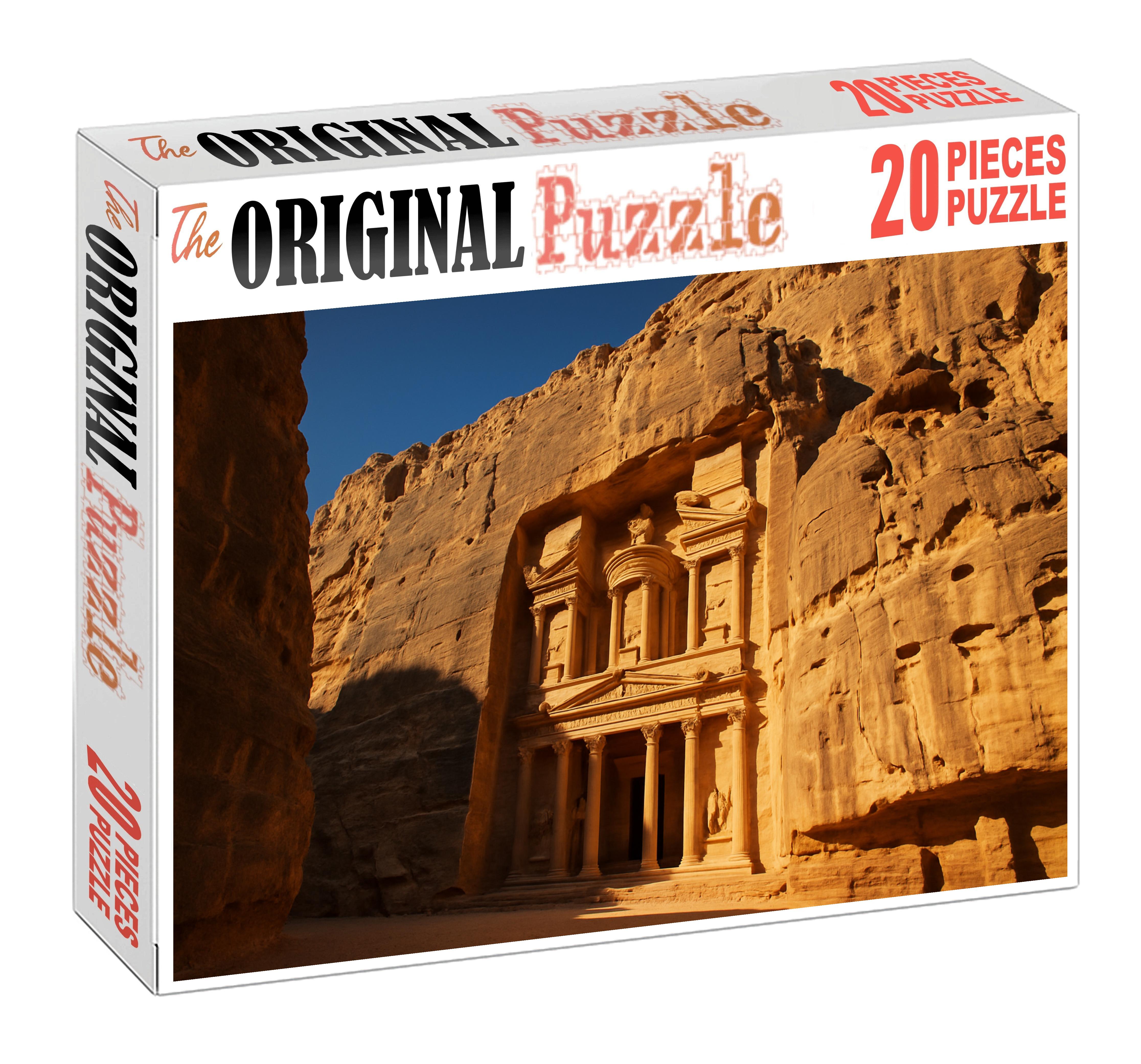 Petra Treasury Ma'an Governorate Jordan Admired By 7406 Worldwide As A Carved Rock Masterpiece Puzzle Fun