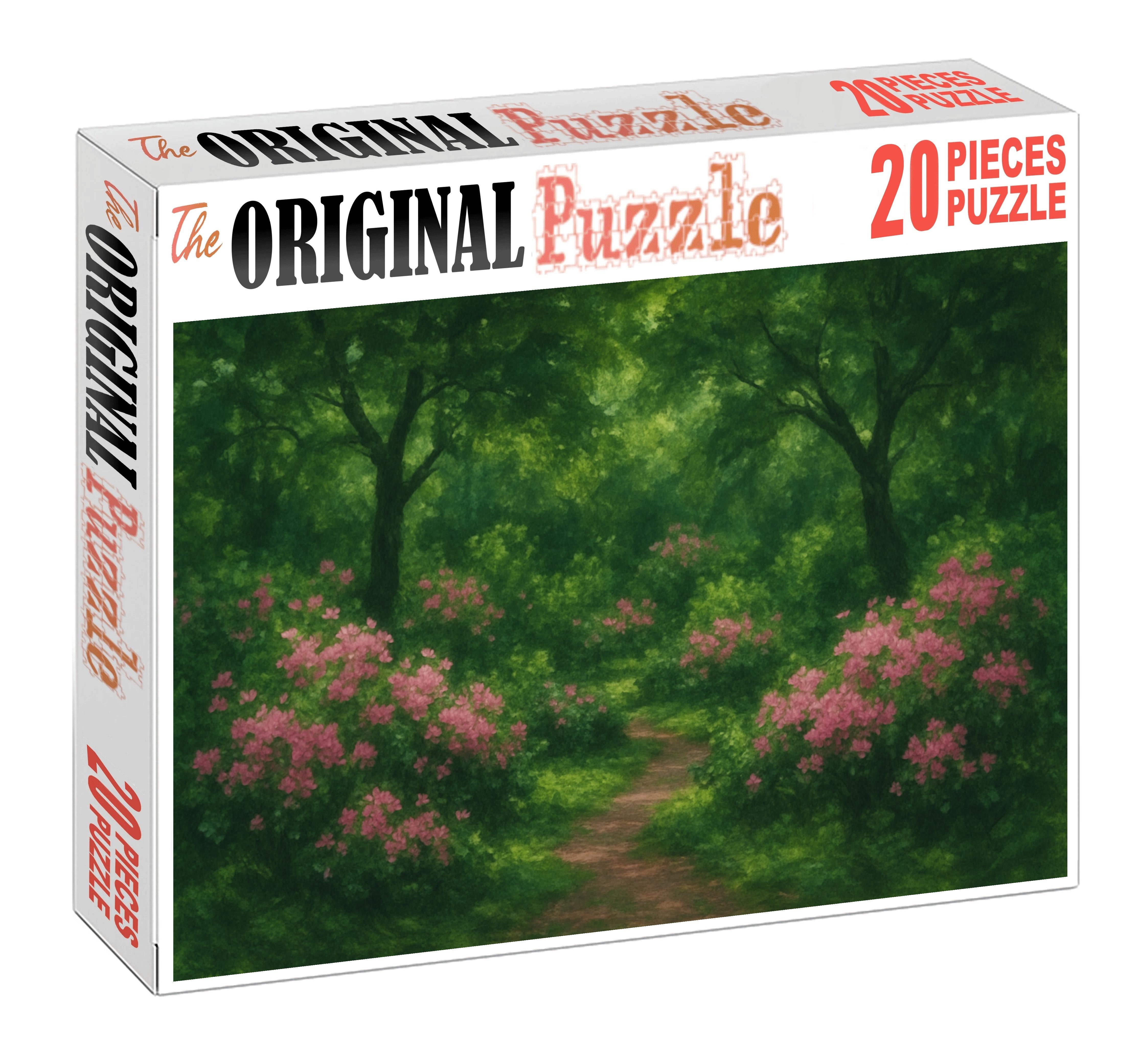 Botanical Garden Scene Soft Pastel And Charcoal Layering Puzzle Challenge