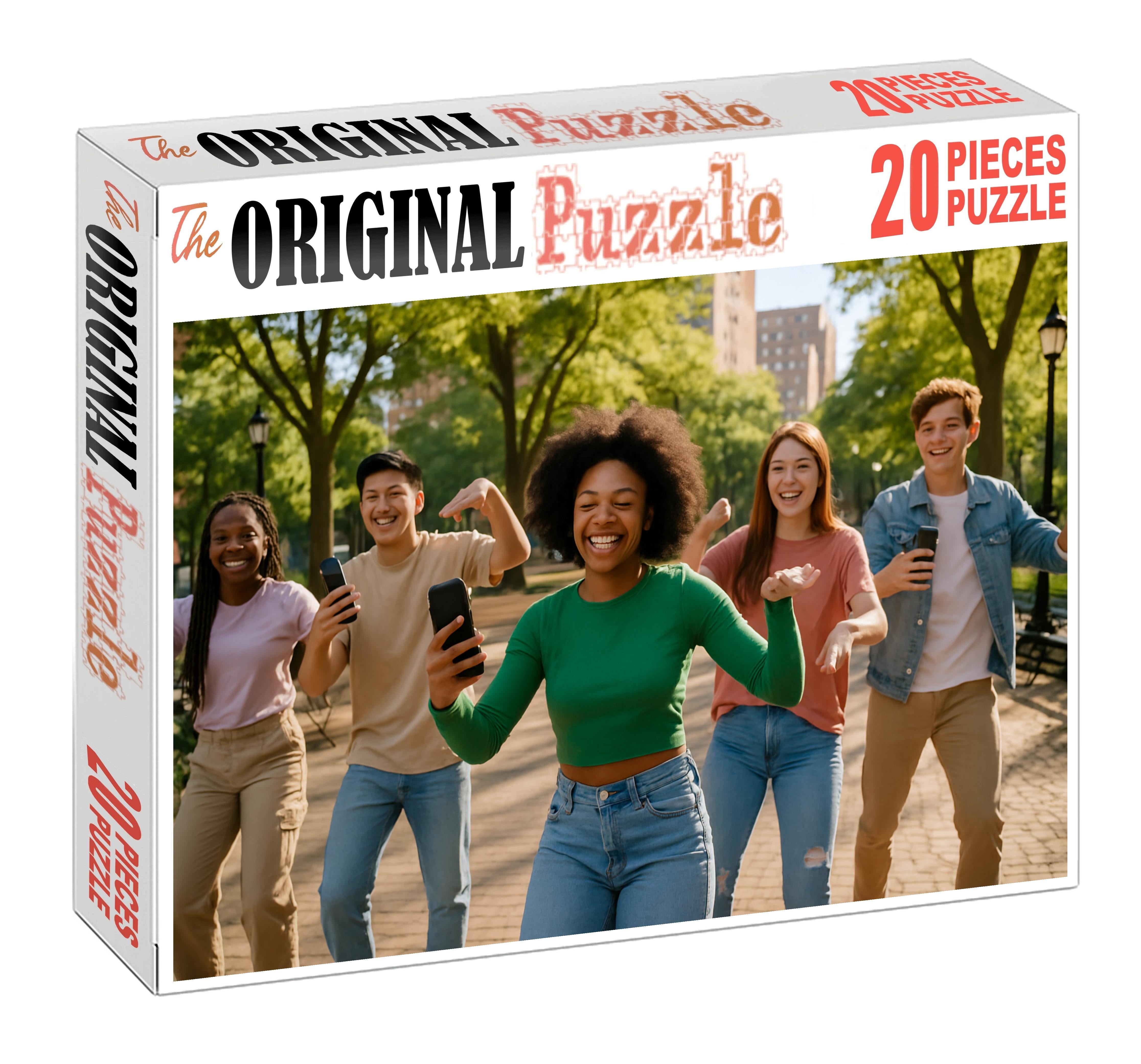 Viral Dance Craze Phenomenon Social Media Movements With Signature Moves Puzzle Challenge