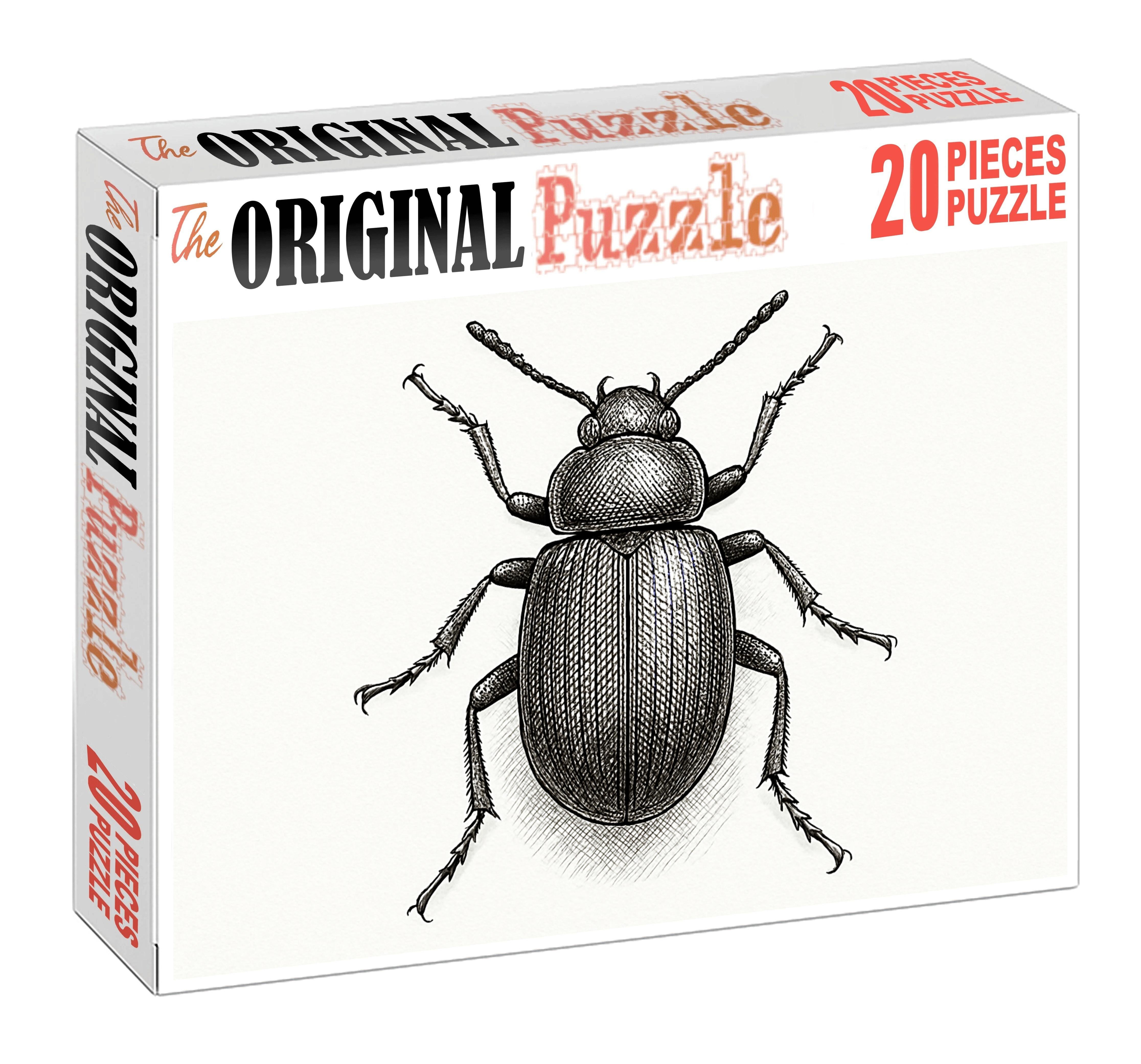 Delicate Insect Anatomy Detailed Pen And Ink Study Custom Jigsaw Puzzle