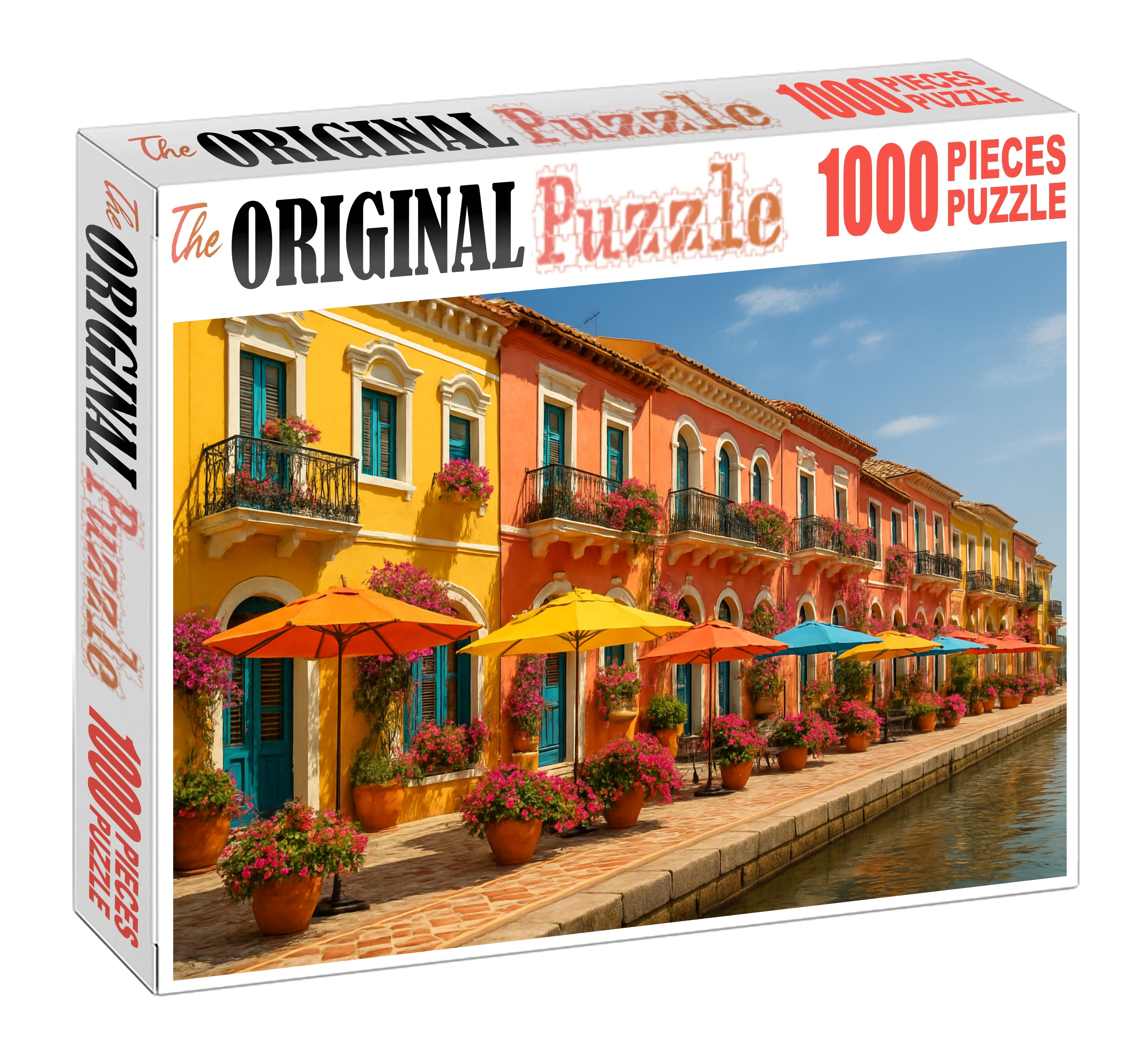 Saffron Harbor Promenade 200 Piece Puzzle