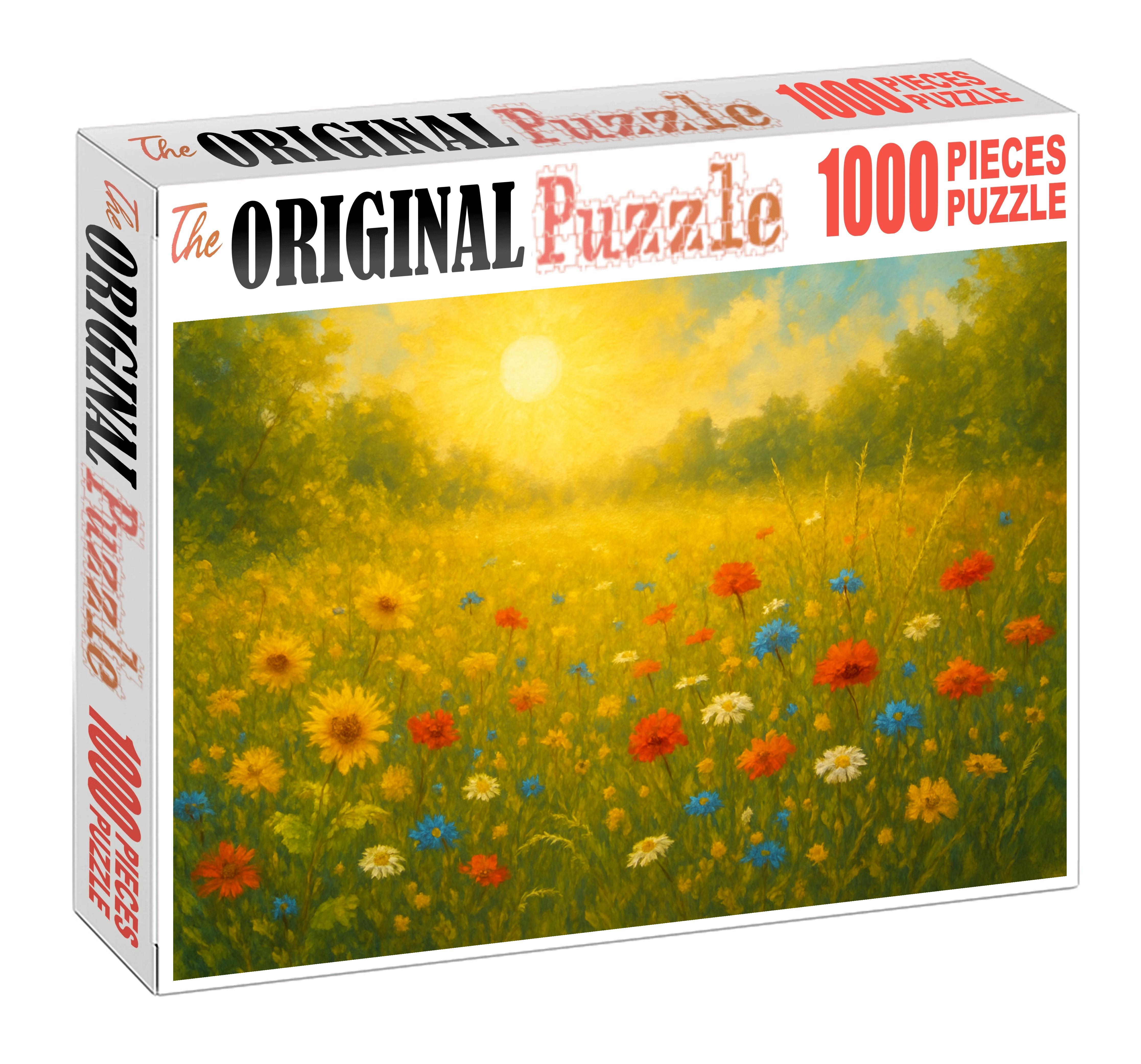 Golden Sunburst Clearing 300 Piece Puzzle