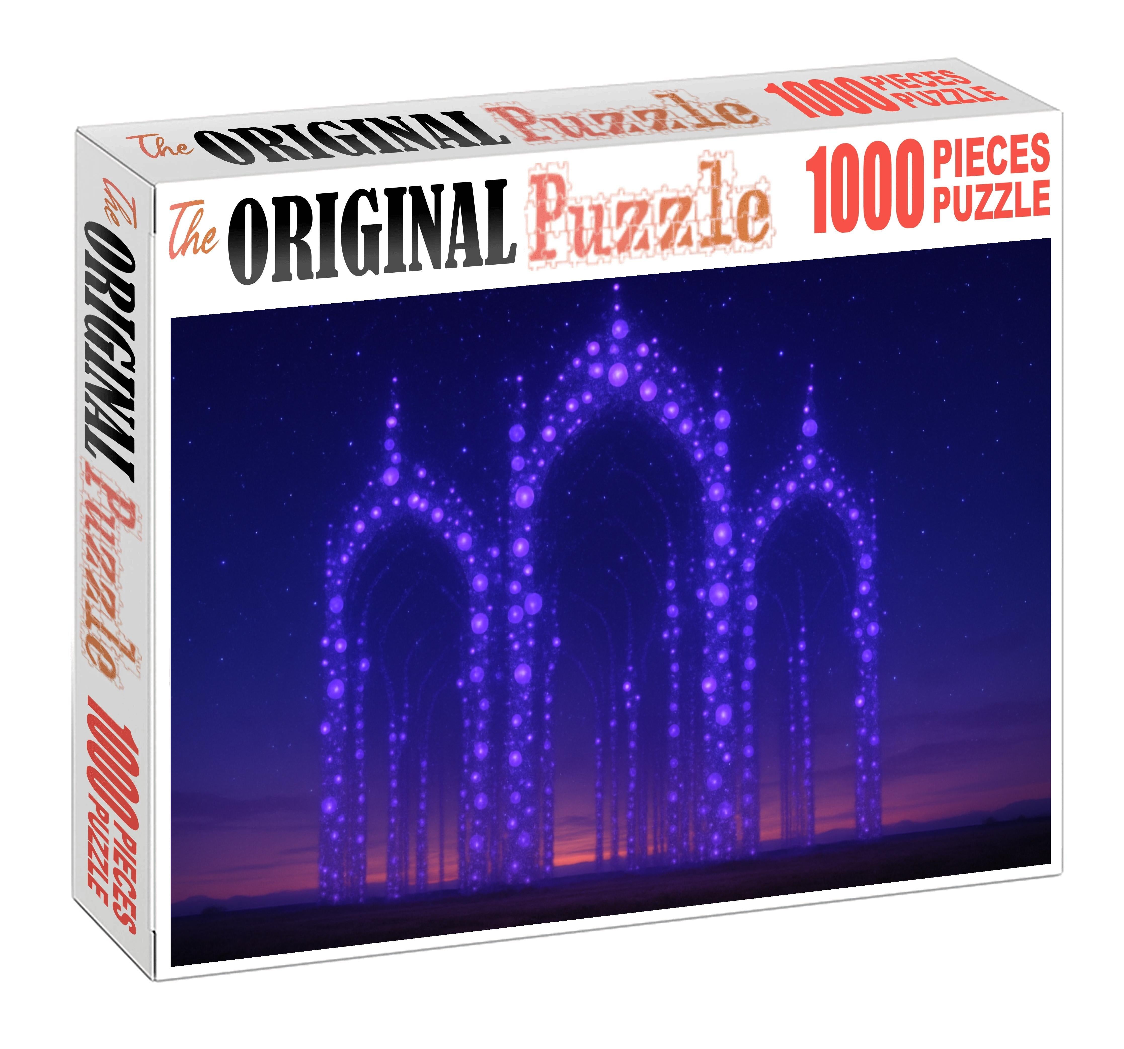 The Cathedral Of Drifting Lights 1000 Piece Puzzle