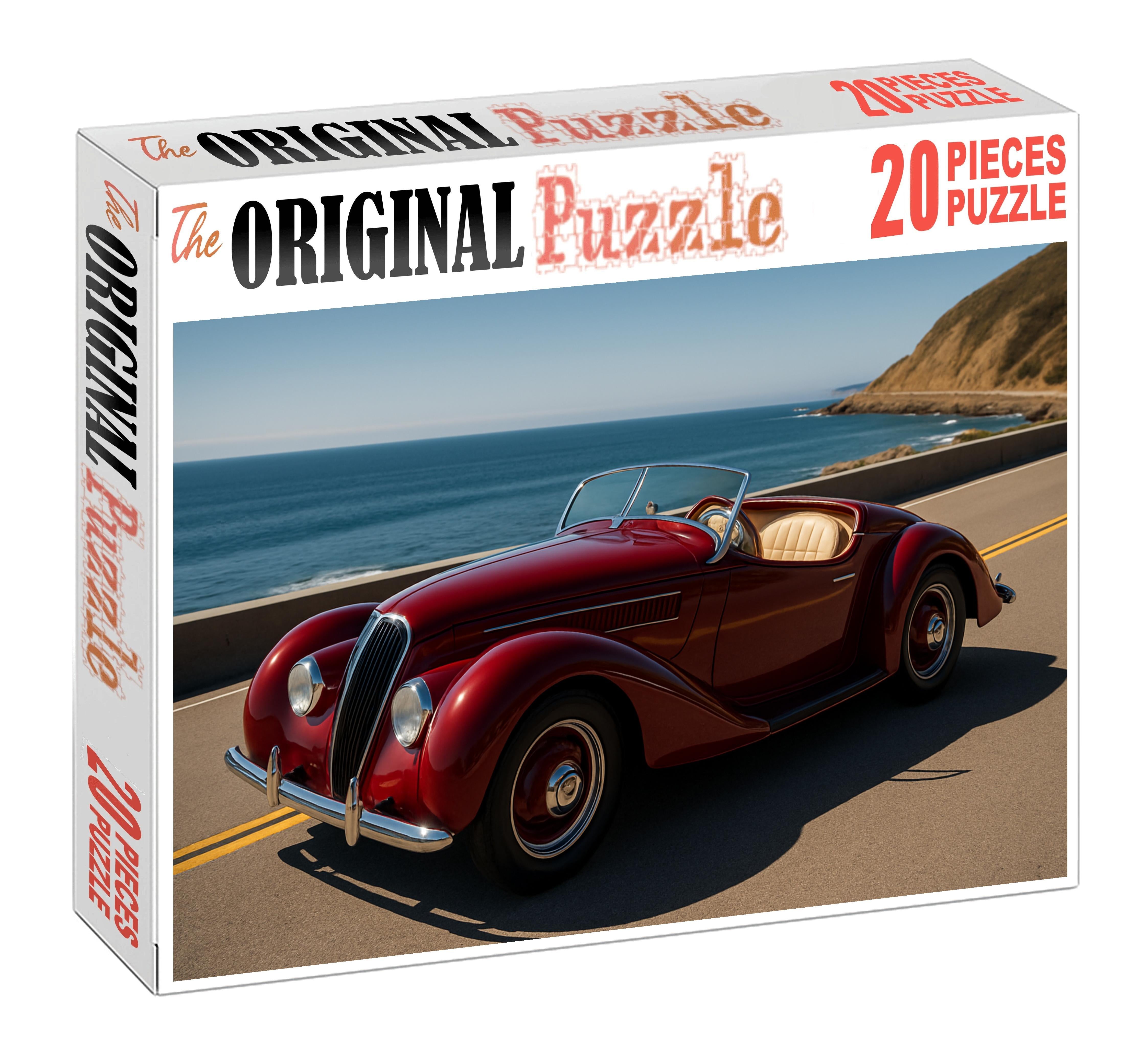 Solara Comet Retro-inspired Electric Roadster Mini Puzzle