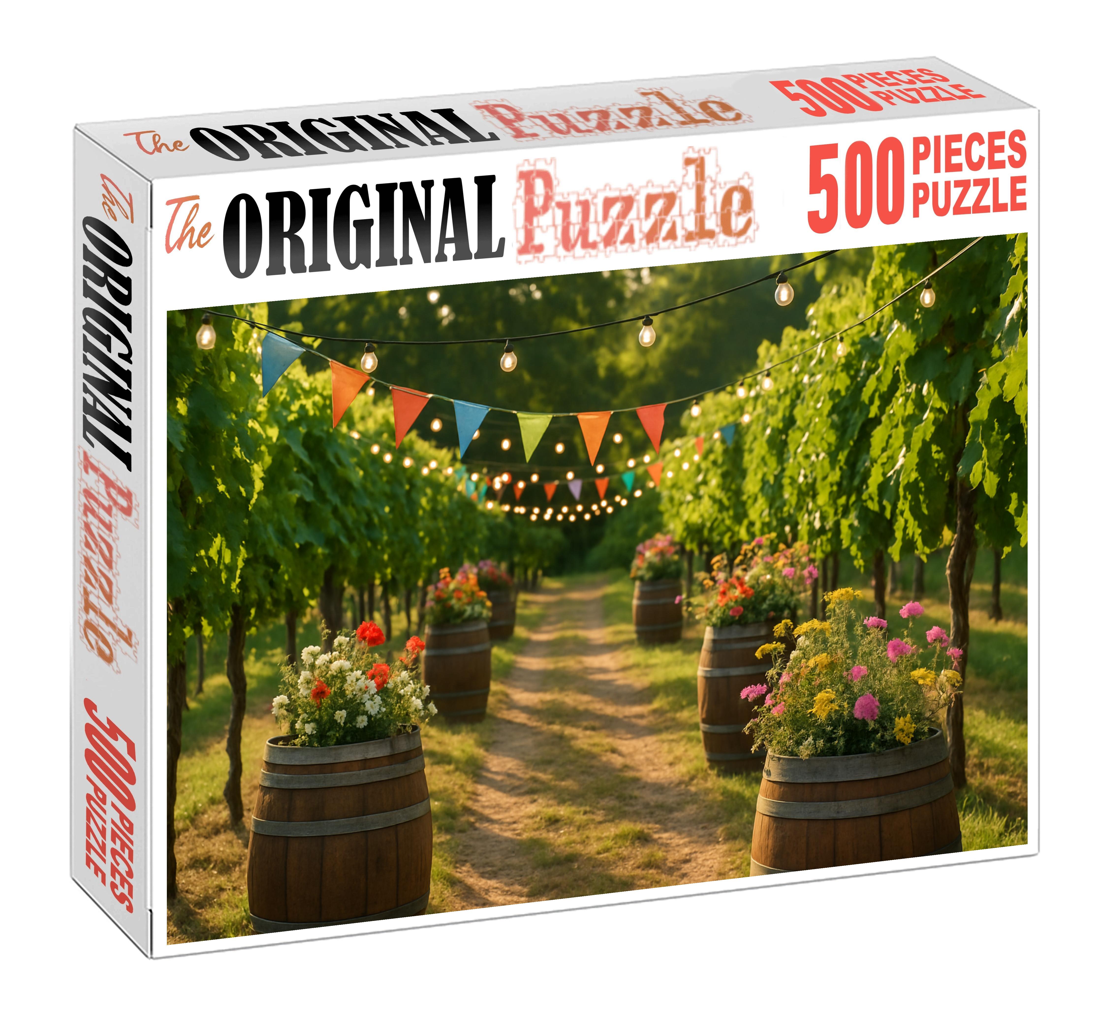 Rustic Summer Vineyard Fte Puzzle For Adults