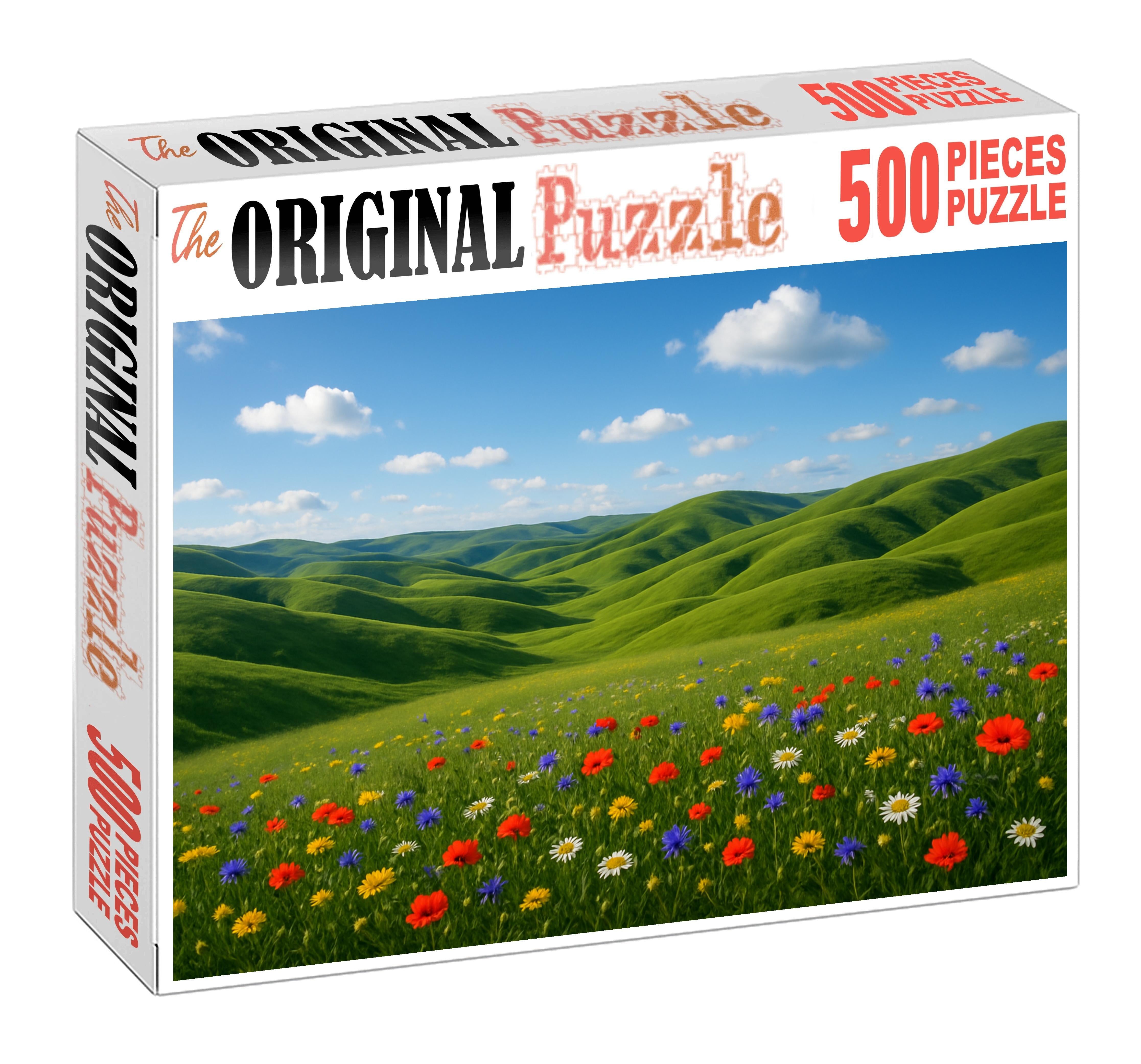 Verdant Hilltop Escarpment 20 Piece Puzzle